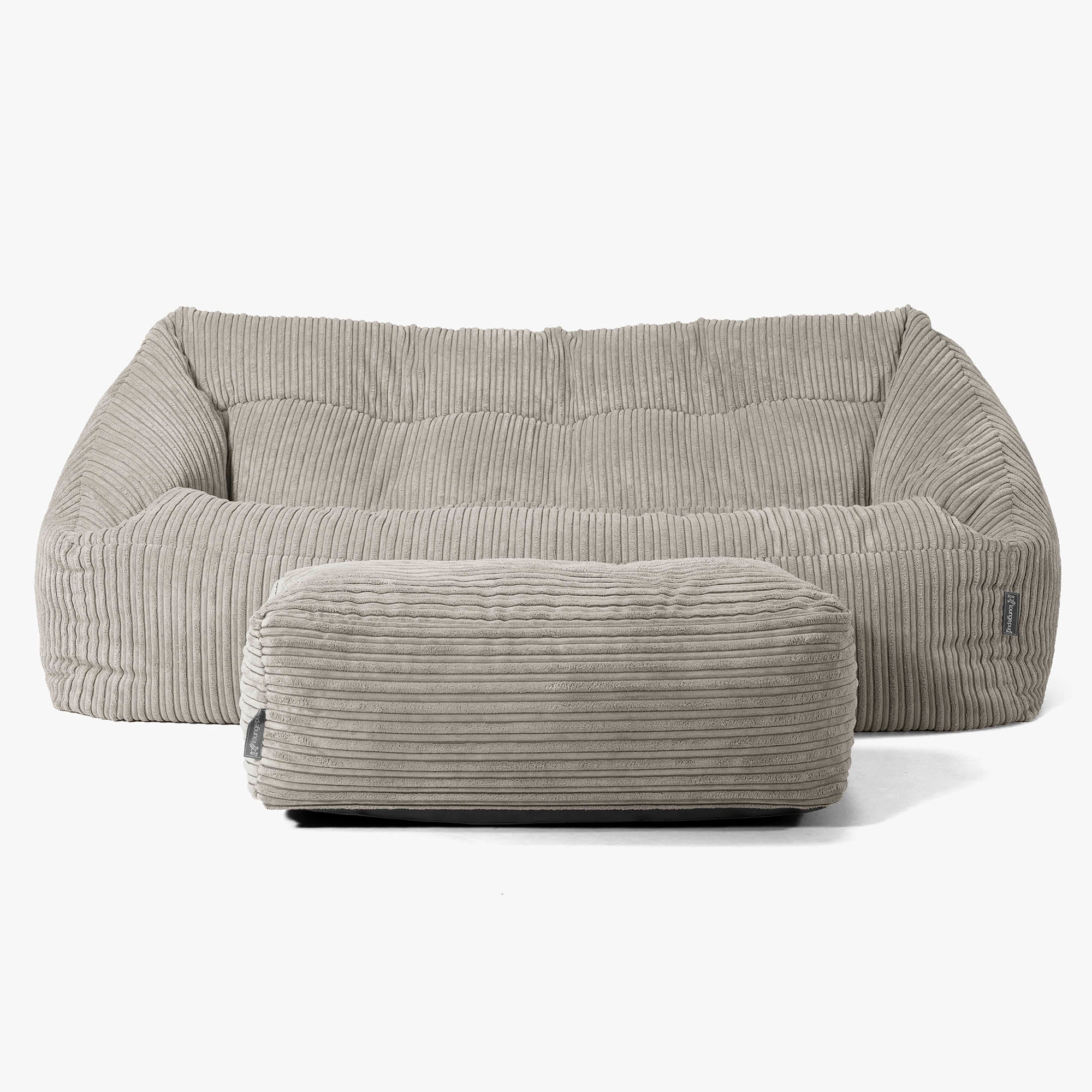 Maya Sitzsack Sofa - Cord Nerzfarben - Image 2