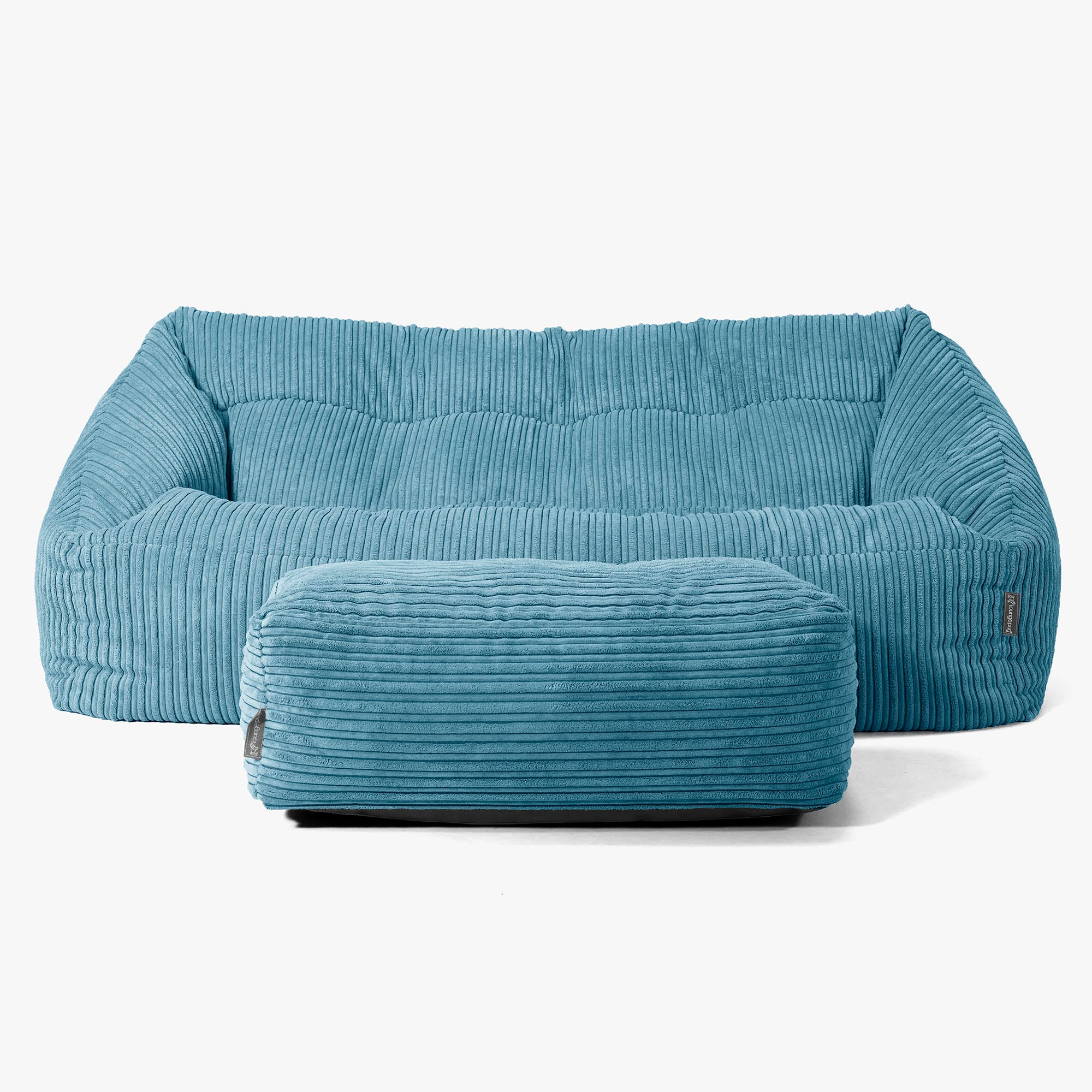 Maya Sitzsack Sofa - Cord Turkis - Image 2