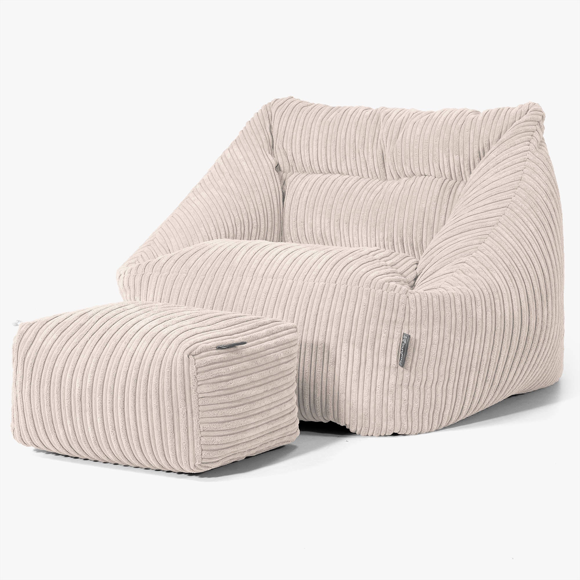 Maya Sitzsack Stuhl - Cord Creme - Image 2
