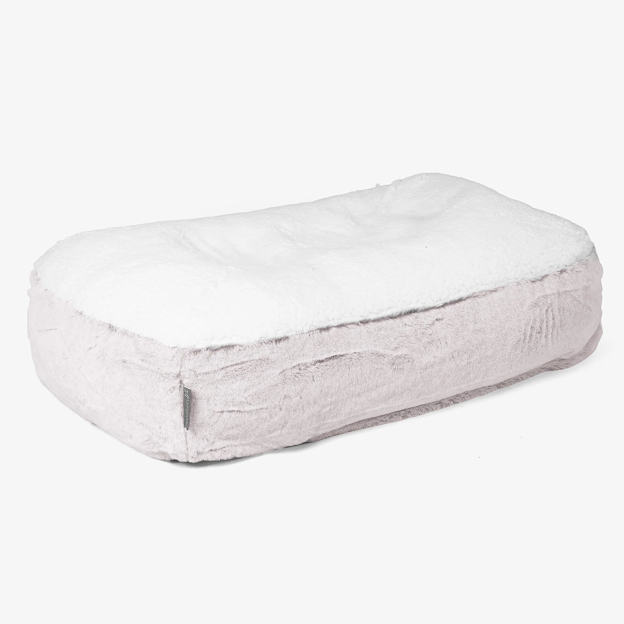 Medium Slouchy Hundebett Ersatz Bezug - Kaninchen Kunstfell - Image 2