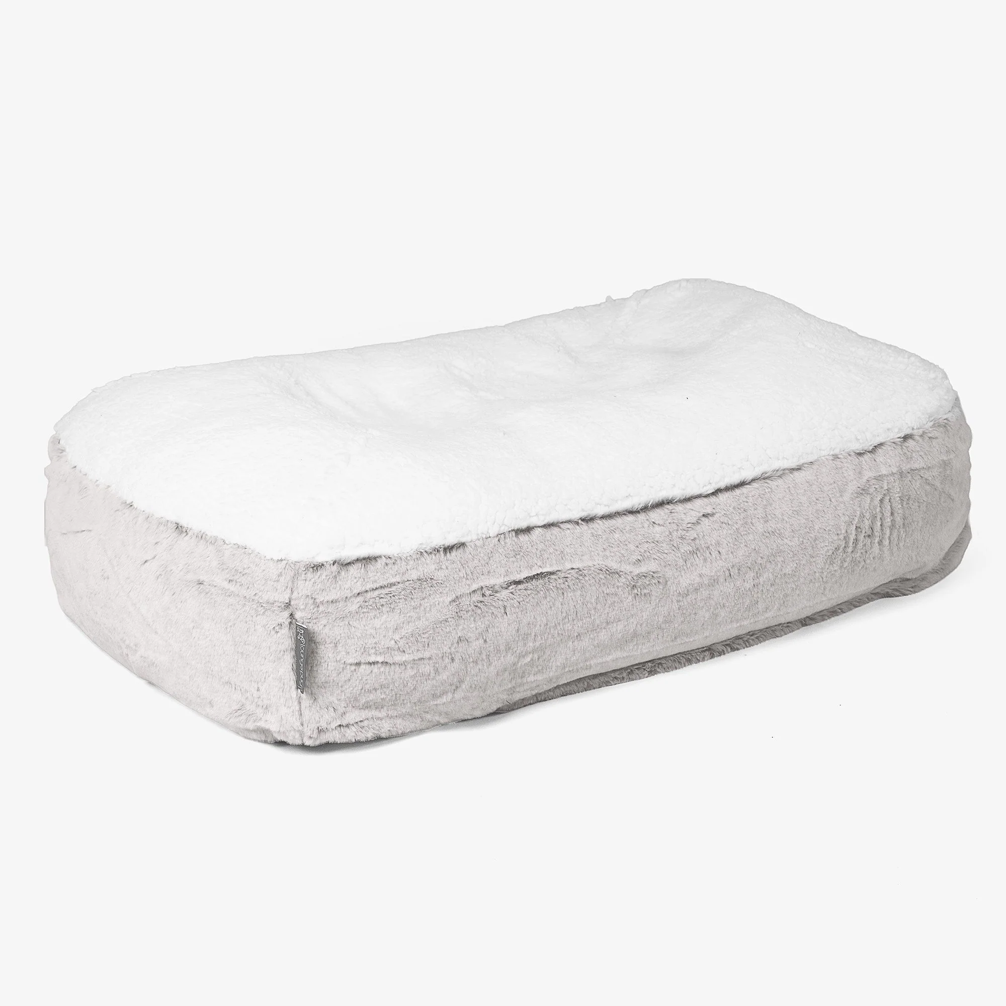 Medium Slouchy Hundebett Ersatz Bezug - Kaninchen Kunstfell - Image 4