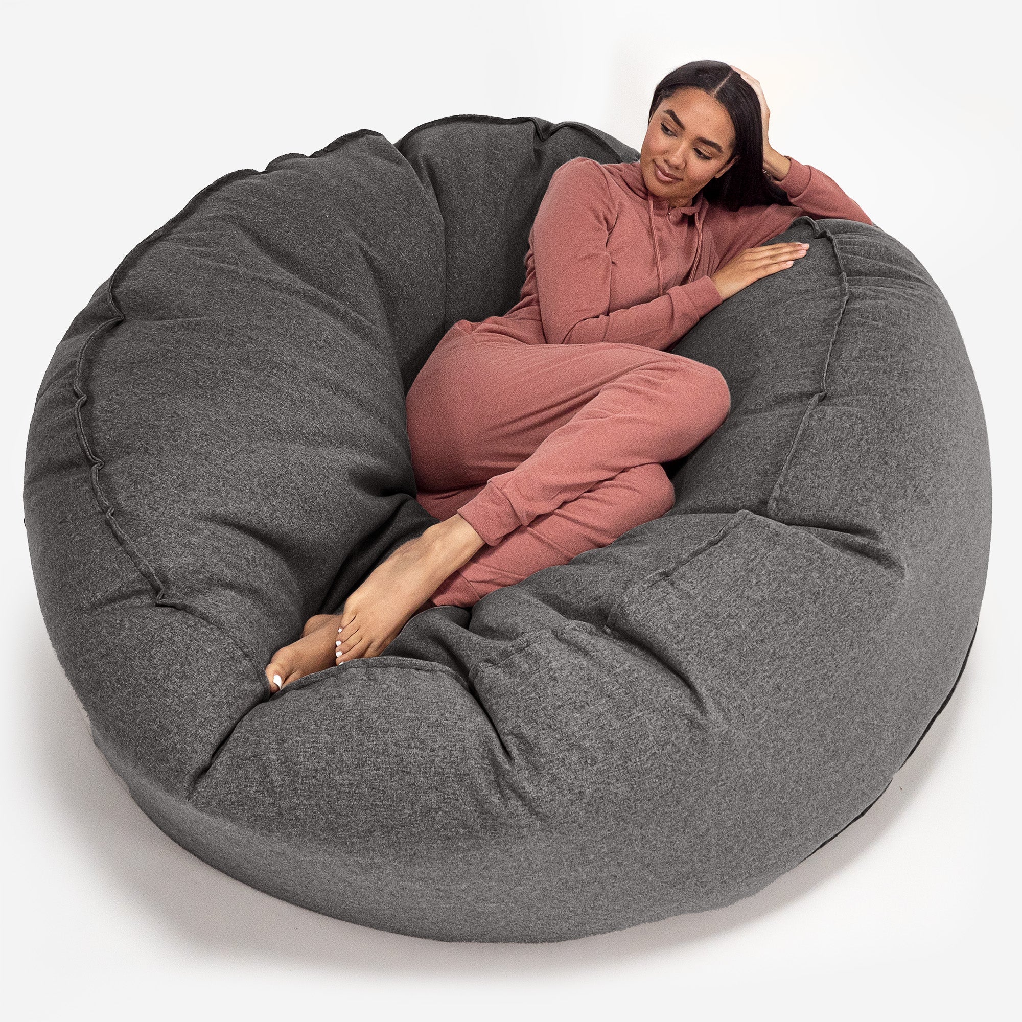 Mega-Mammoth Sofa Sitzsack XXL Ersatz Bezug - Interalli Wolle - Image 3