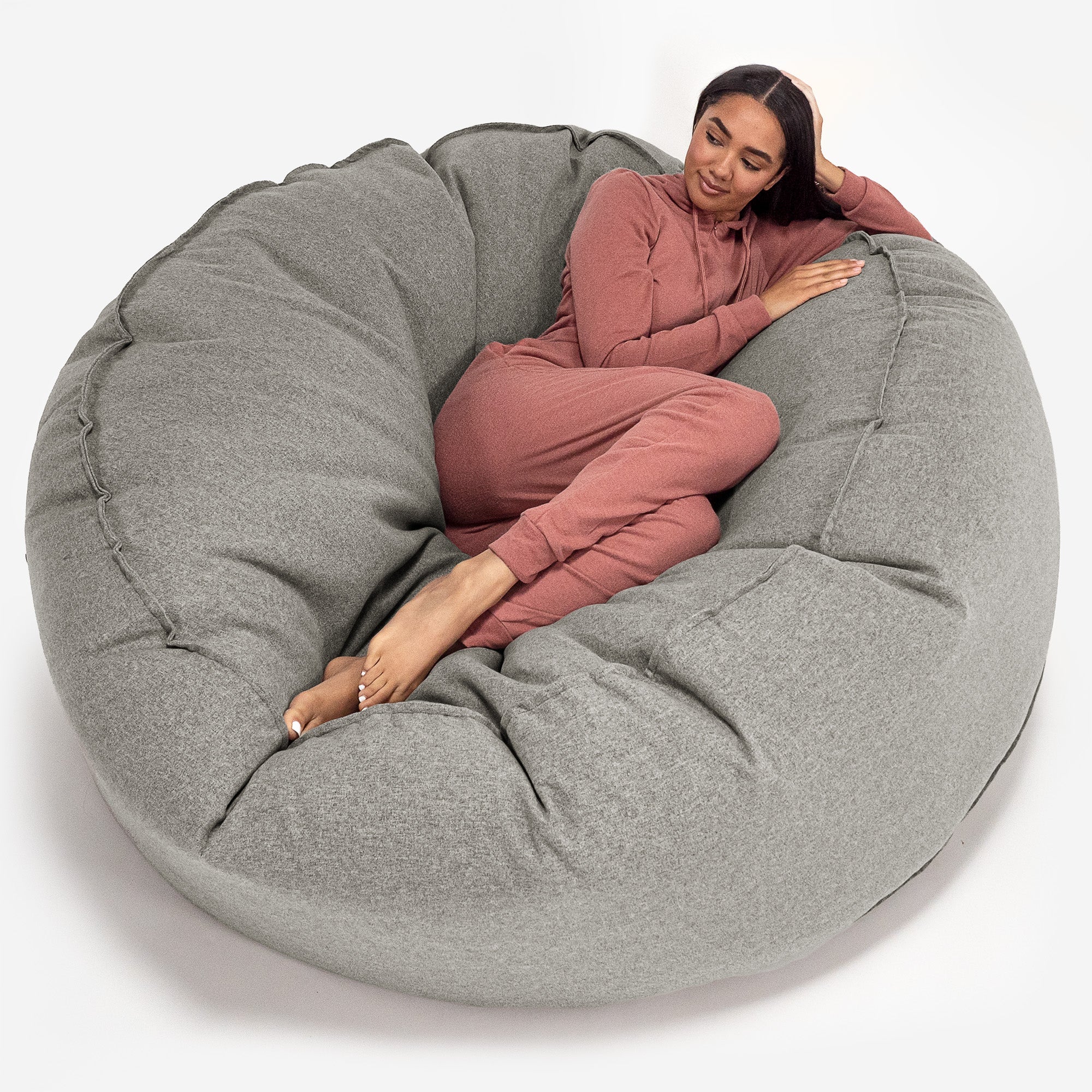 Mega-Mammoth Sofa Sitzsack XXL Ersatz Bezug - Interalli Wolle - Image 5