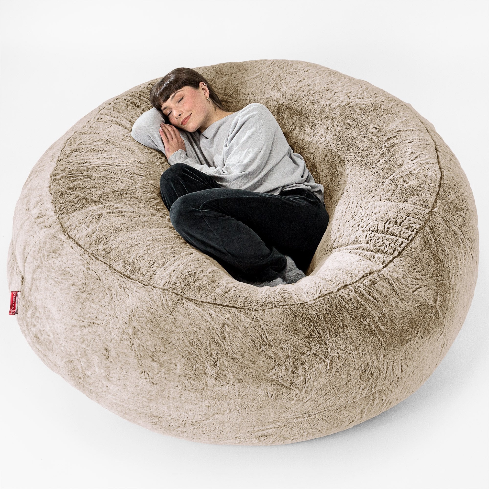 Mega-Mammoth Sofa Sitzsack XXL Ersatz Bezug - Kaninchen Kunstfell - Image 3