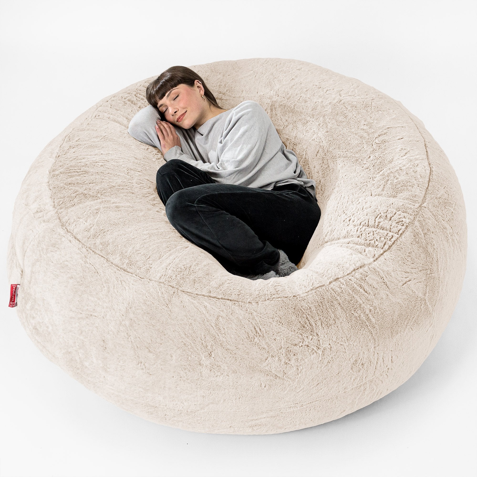 Mega-Mammoth Sofa Sitzsack XXL Ersatz Bezug - Kaninchen Kunstfell - Image 5