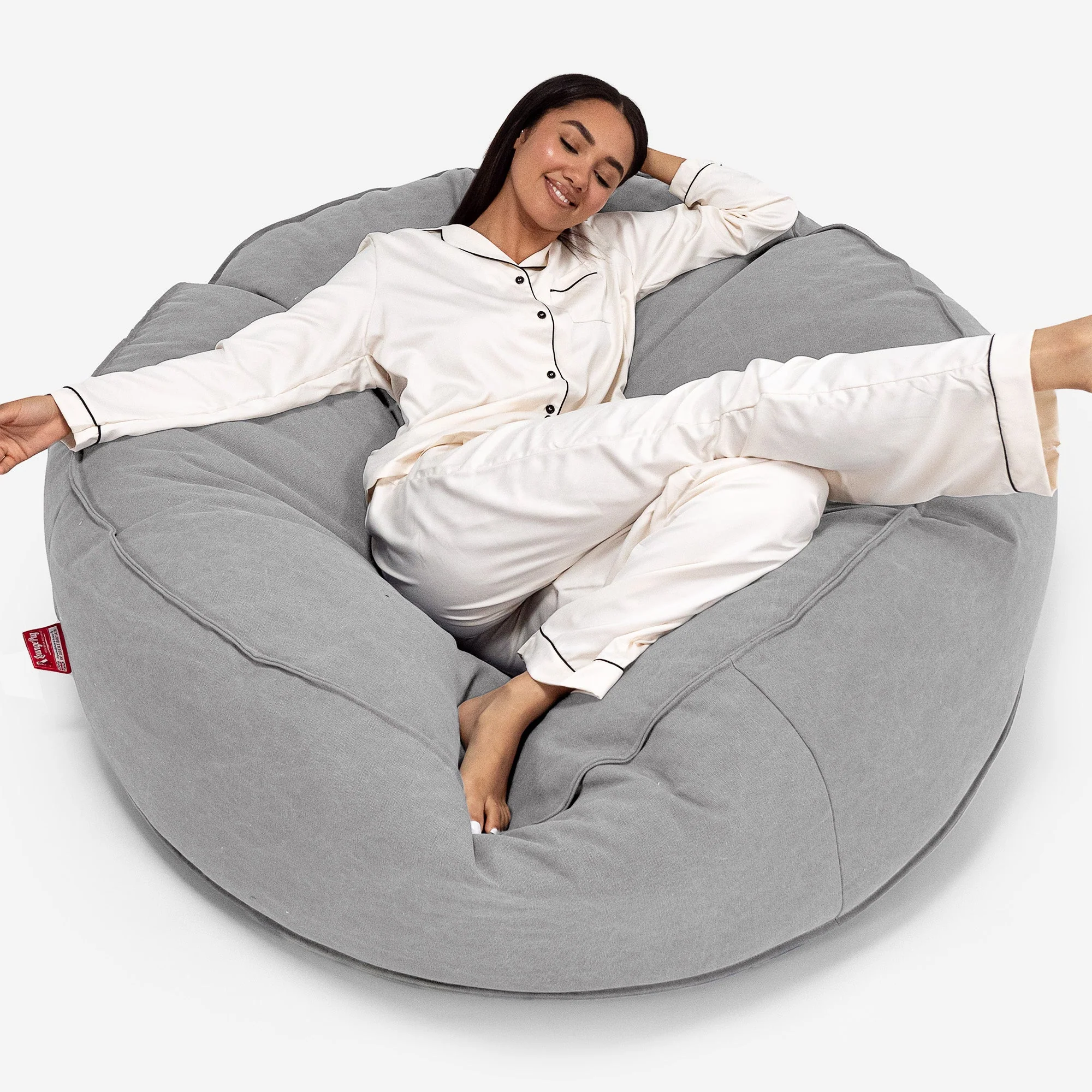 Mega-Mammoth Sofa Sitzsack XXL Ersatz Bezug - Stonewashed-stoff - Image 2