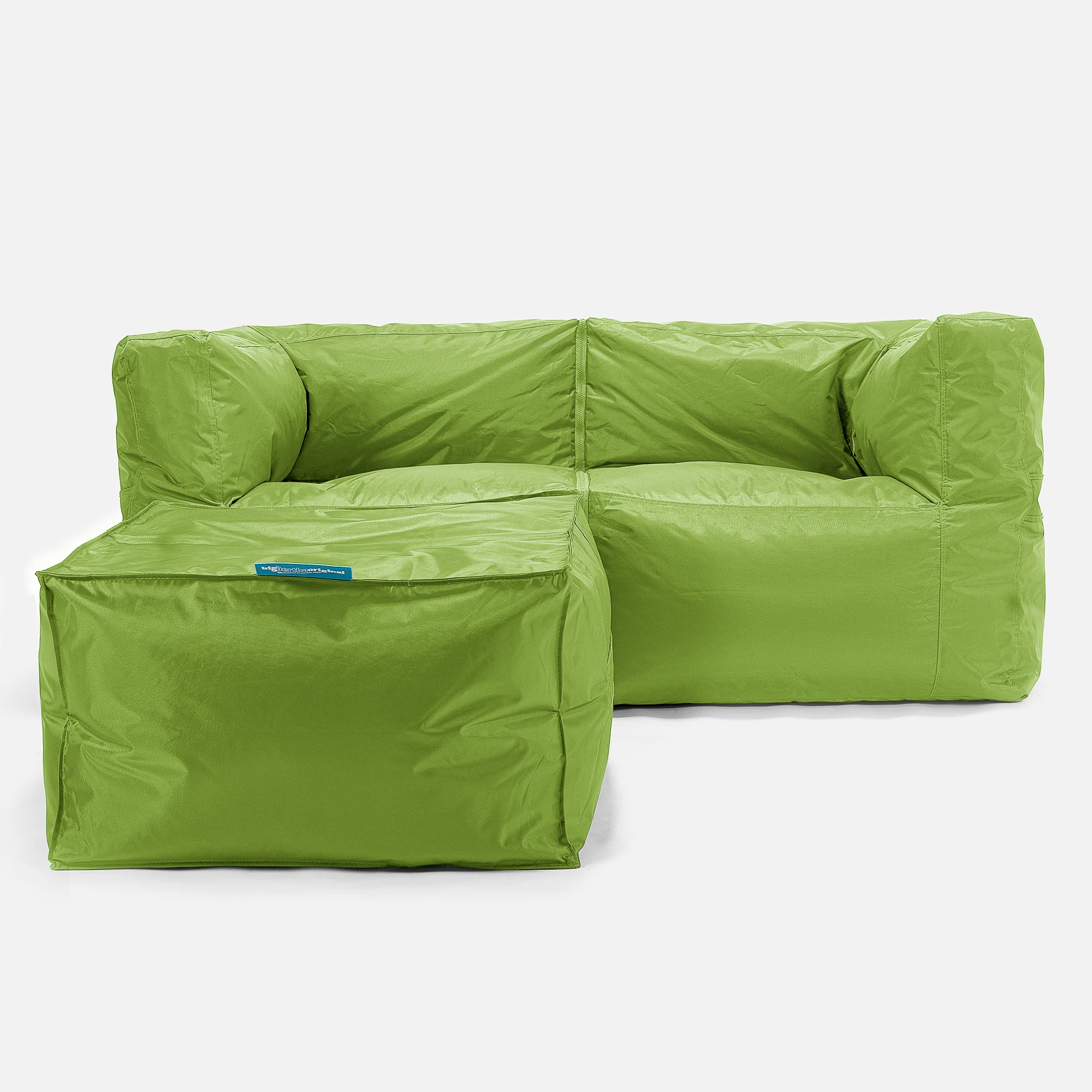 Modulare Sitzsacksofa 2 Stücke - SmartCanvas™ Hellgrün - Image 2