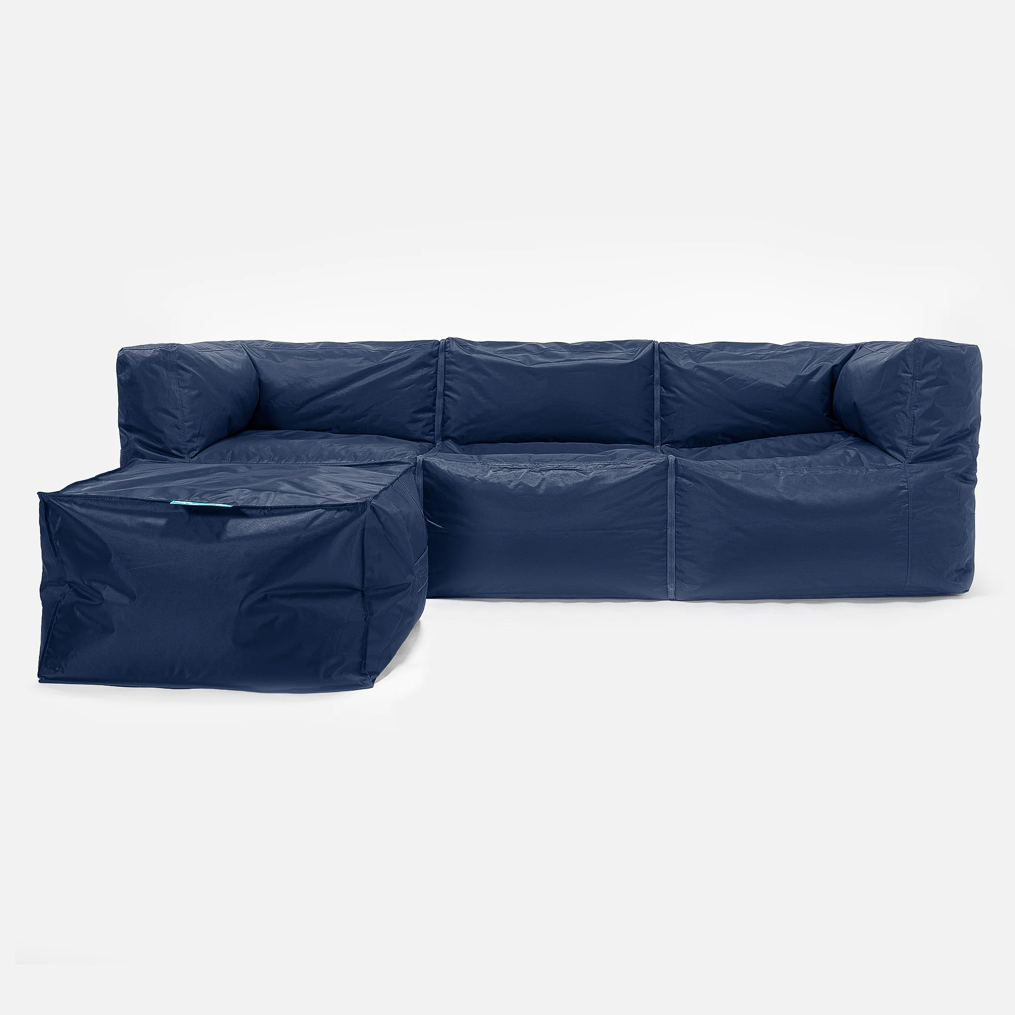 Modulare Sitzsacksofa 3 Stücke - SmartCanvas™ Marineblau - Image 2