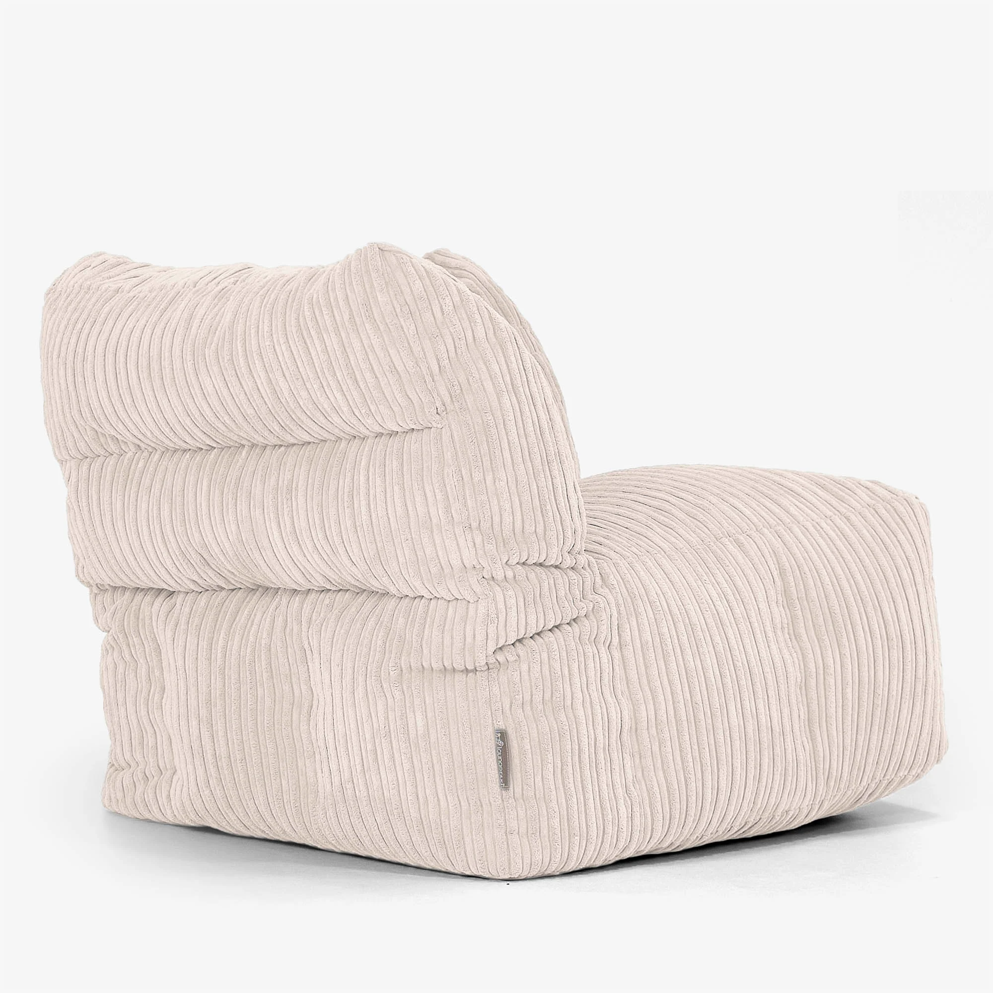 Modulares Sofa Sitzsack, Linkes Eckteil - Cord Elfenbein - Image 3