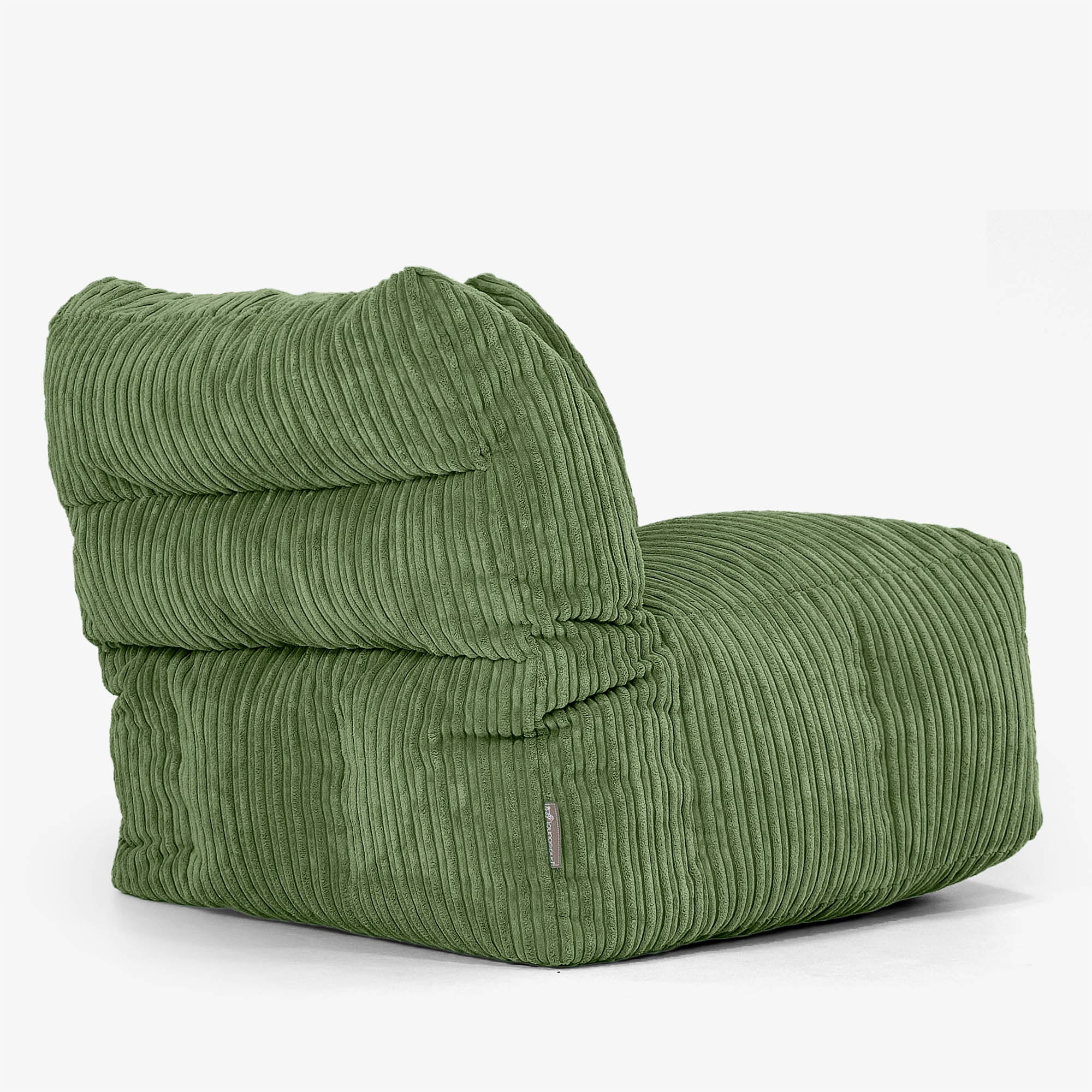 Modulares Sofa Sitzsack, Linkes Eckteil - Cord Nadelwaldgrün - Image 3