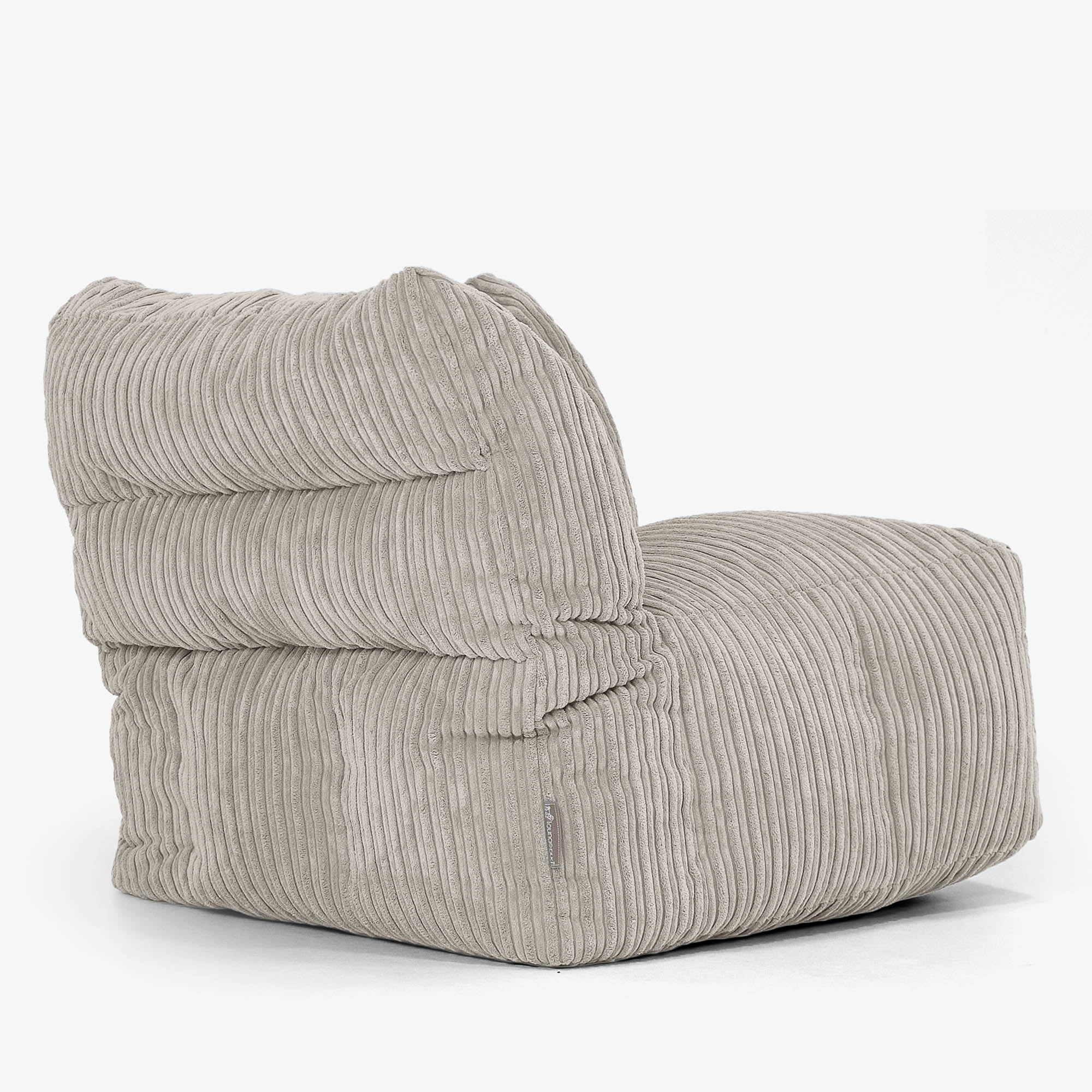 Modulares Sofa Sitzsack, Linkes Eckteil - Cord Nerzfarben - Image 3