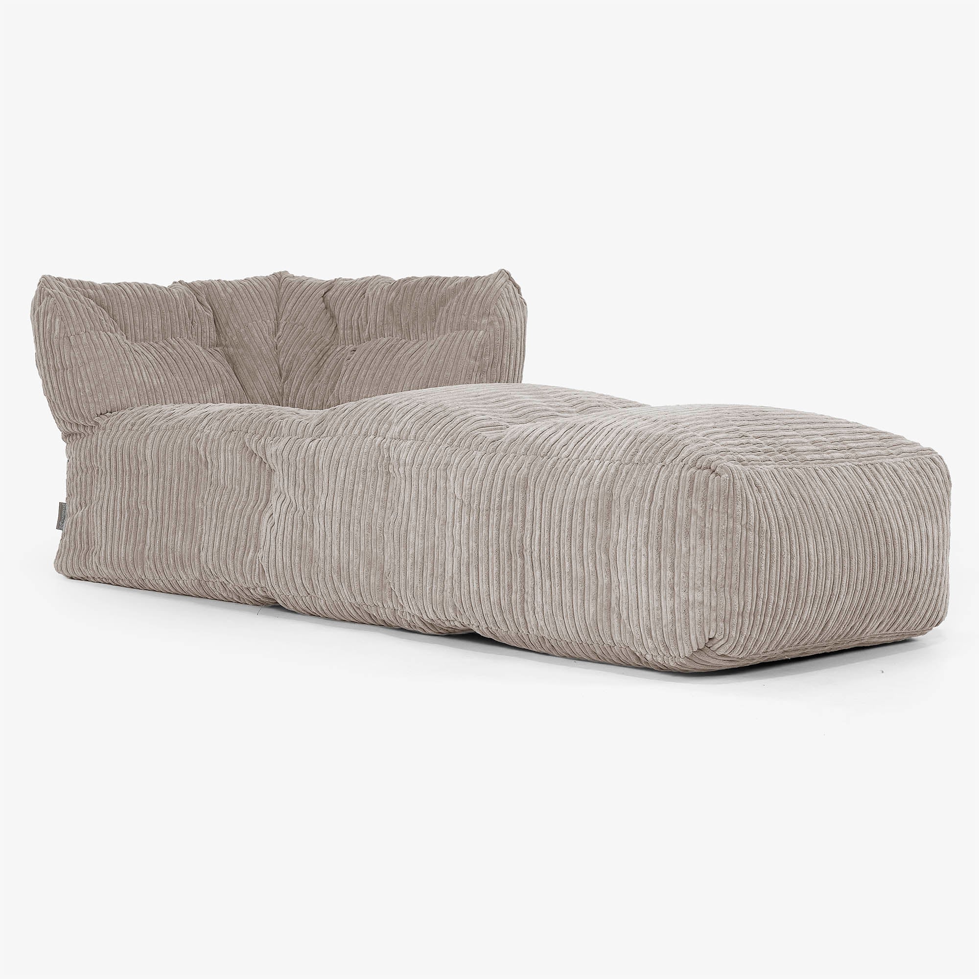 Modulares Sofa Sitzsack, Rechte Chaiselongue Ersatz Bezug - Cord - Image 3