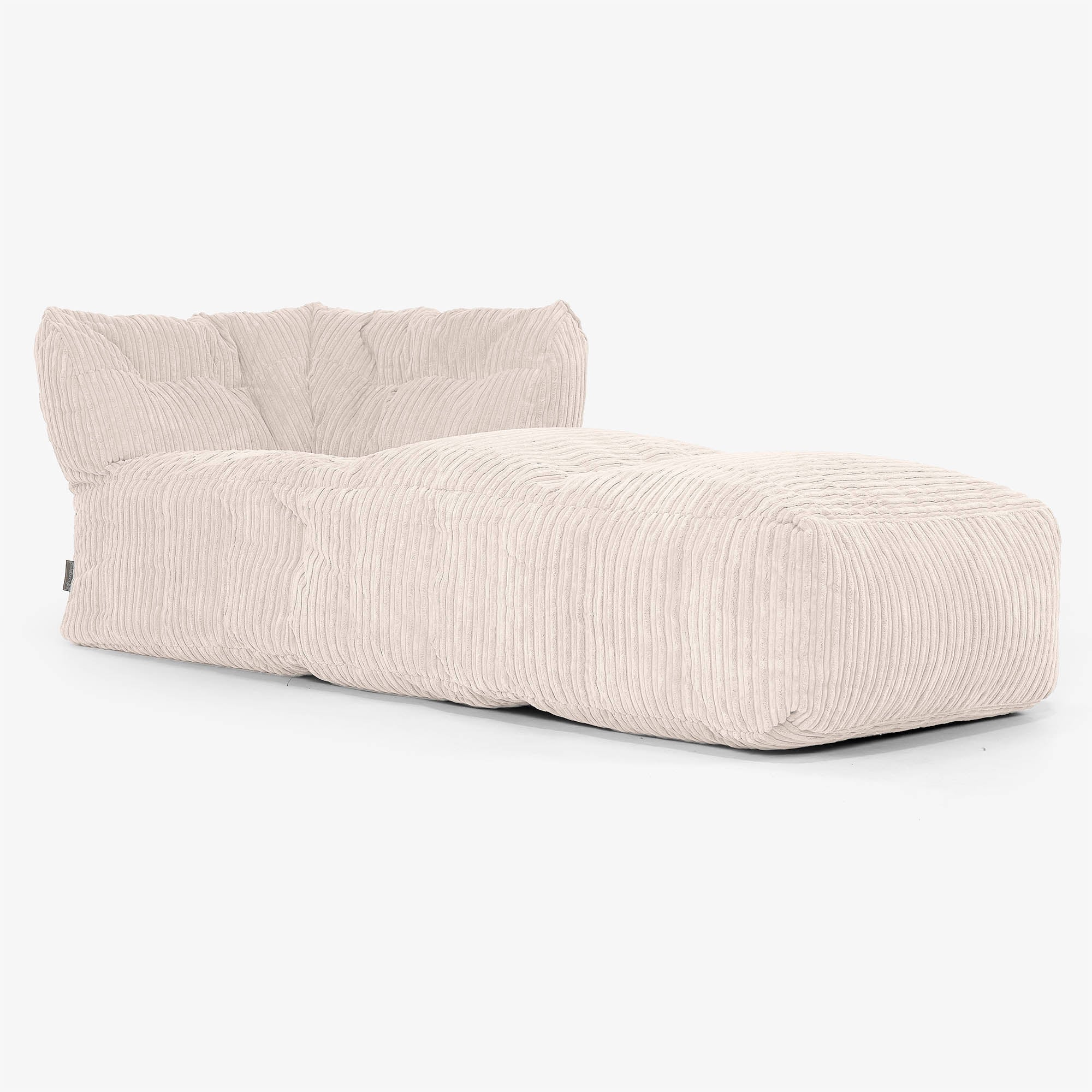 Modulares Sofa Sitzsack, Rechte Chaiselongue Ersatz Bezug - Cord - Image 6
