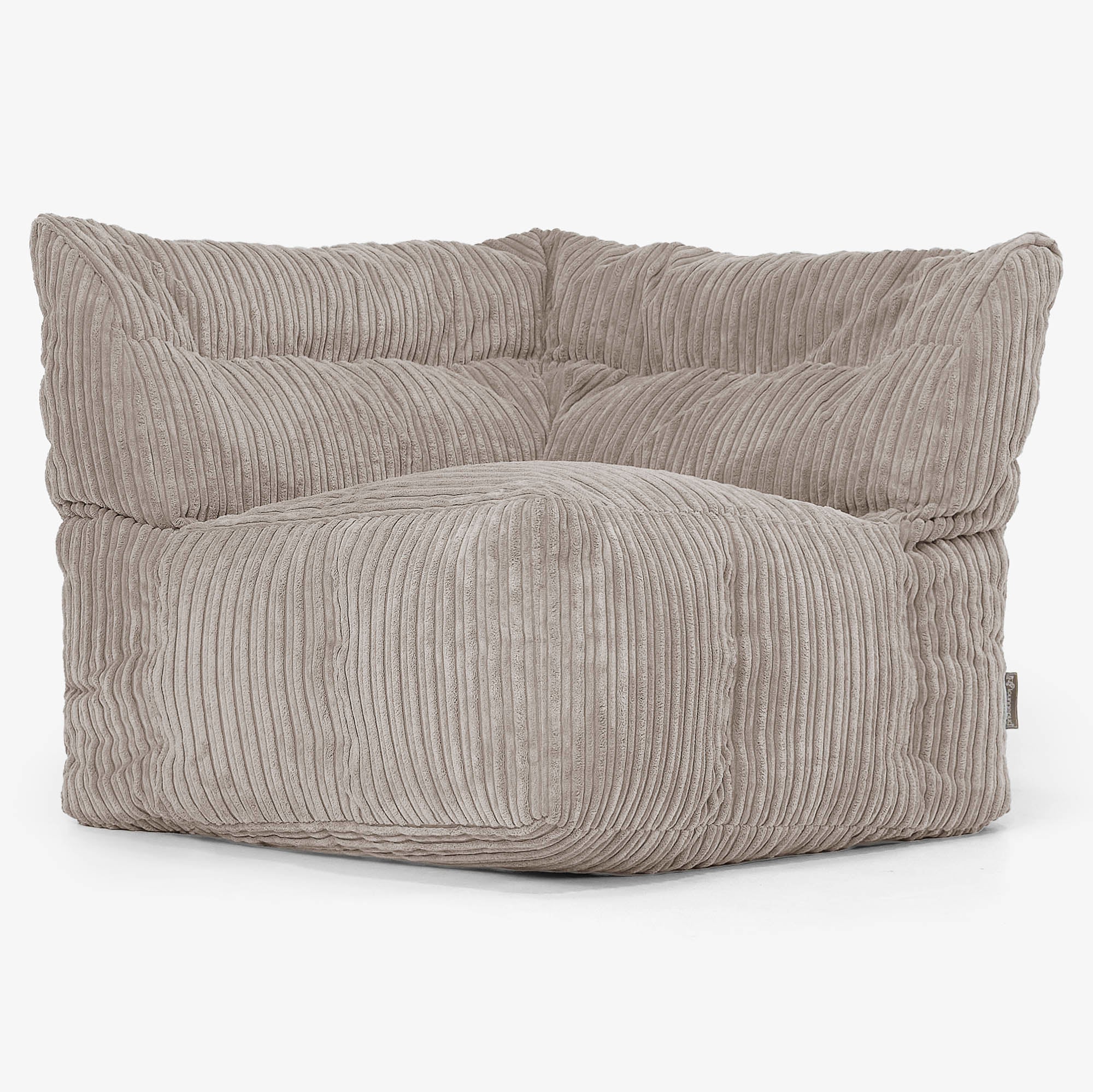 Modulares Sofa Sitzsack, Rechtes Eckteil - Cord Beigegrau - Image 2