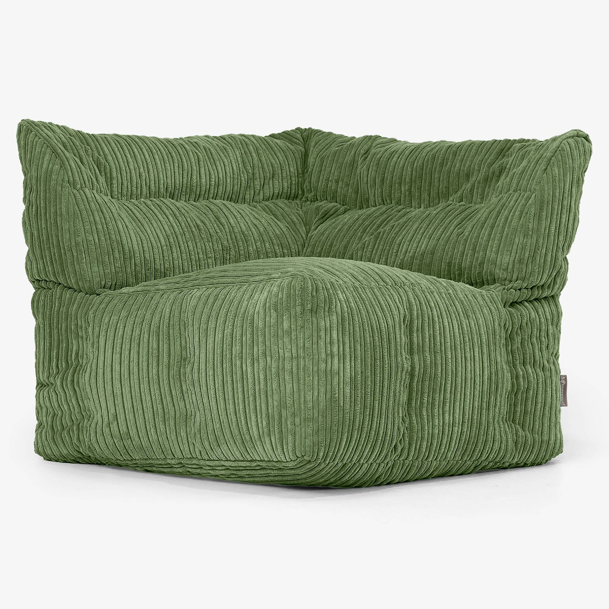 Modulares Sofa Sitzsack, Rechtes Eckteil - Cord Nadelwaldgrün - Image 2
