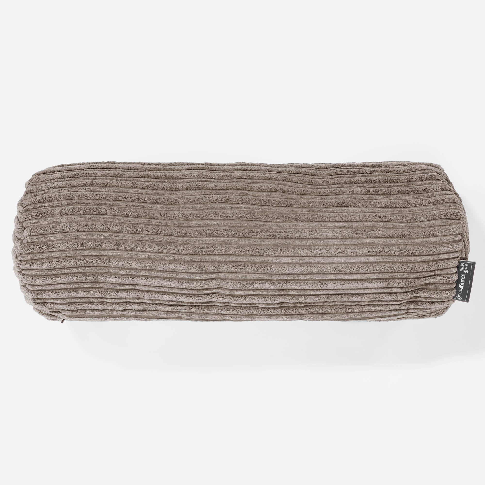 Nackenrolle Dekokissen / Sofa Kissenbezug 20 x 55cm - Cord Beigegrau - Image 2