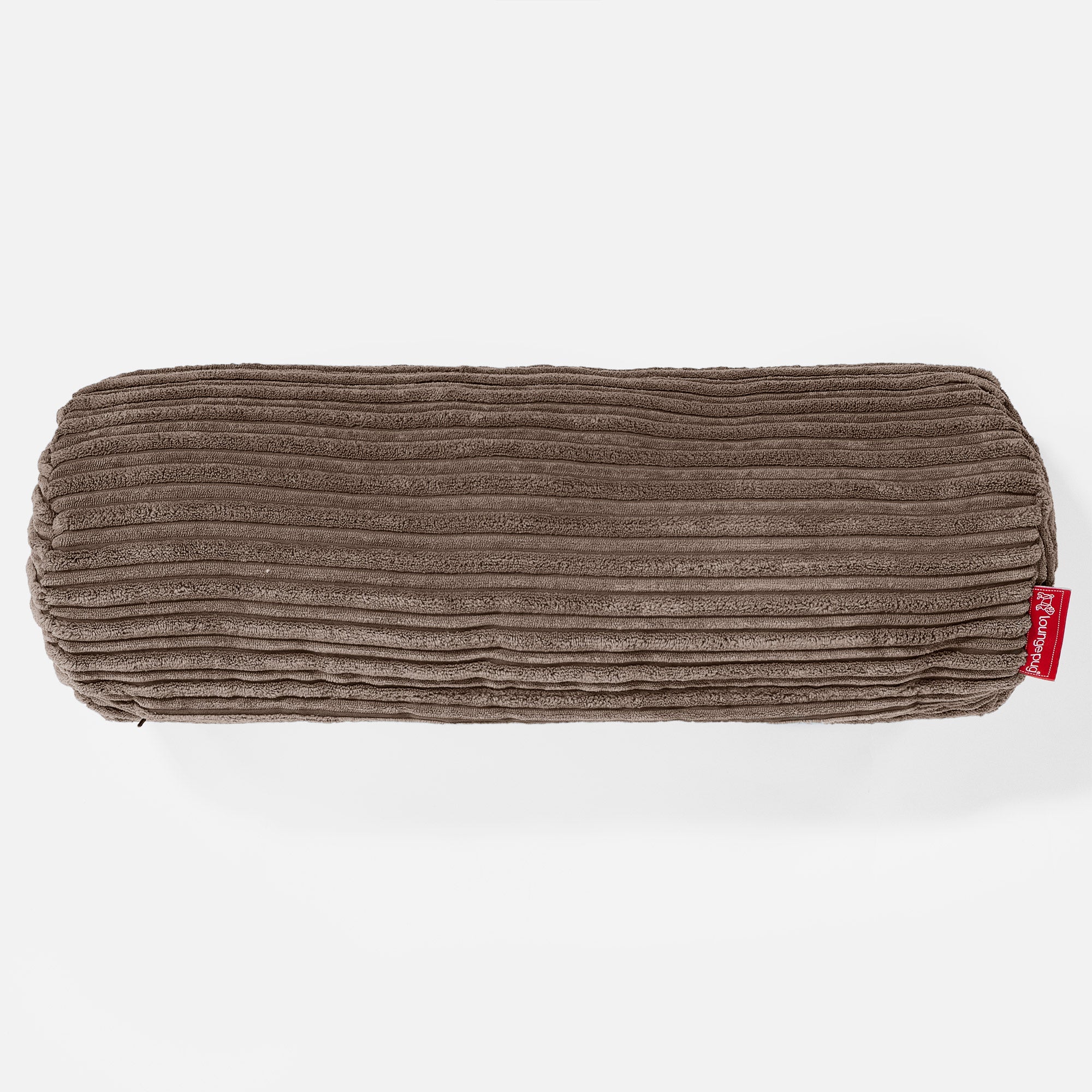 Nackenrolle Dekokissen / Sofa Kissenbezug 20 x 55cm - Cord Mocca - Image 2