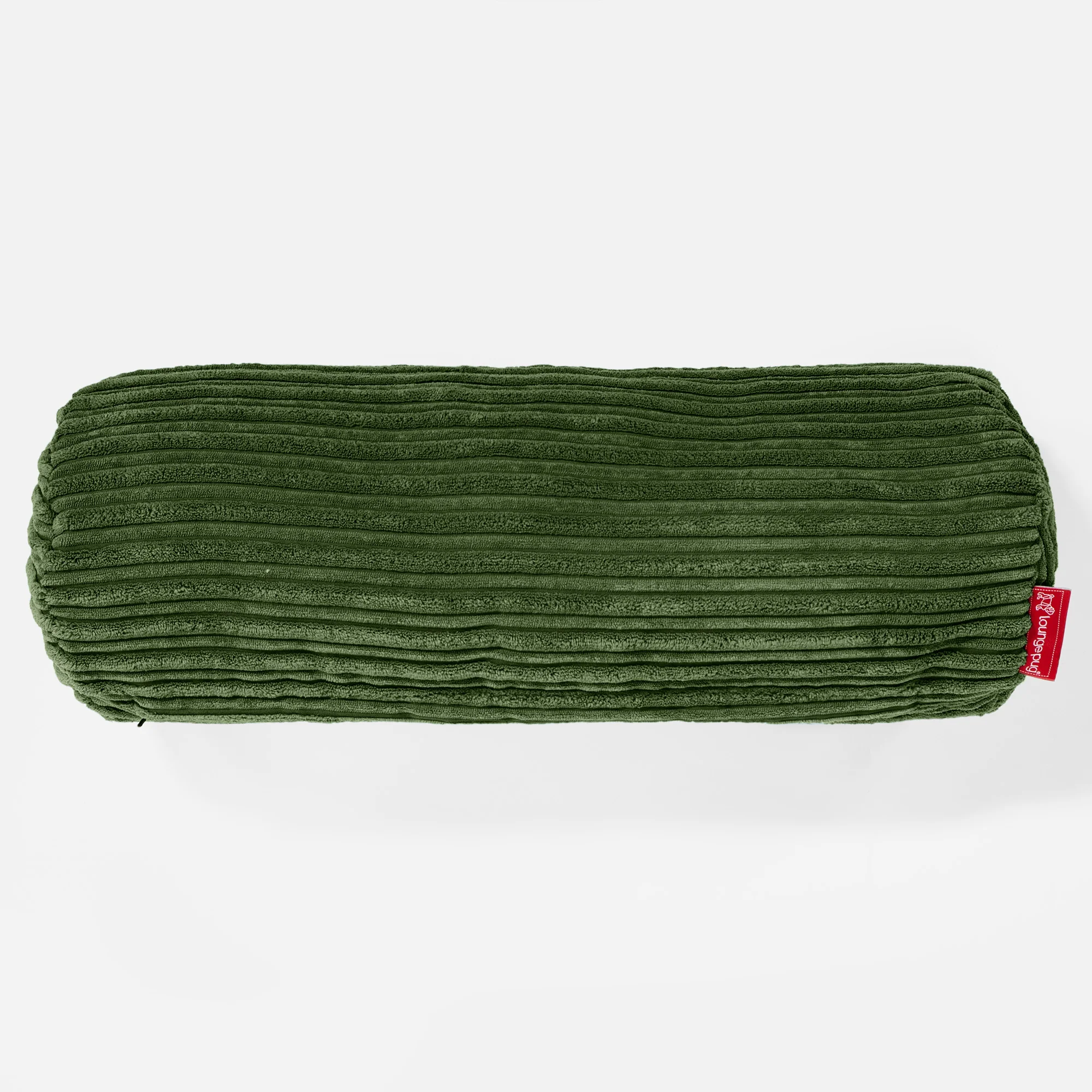 Nackenrolle Dekokissen / Sofa Kissenbezug 20 x 55cm - Cord Nadelwaldgrün - Image 2