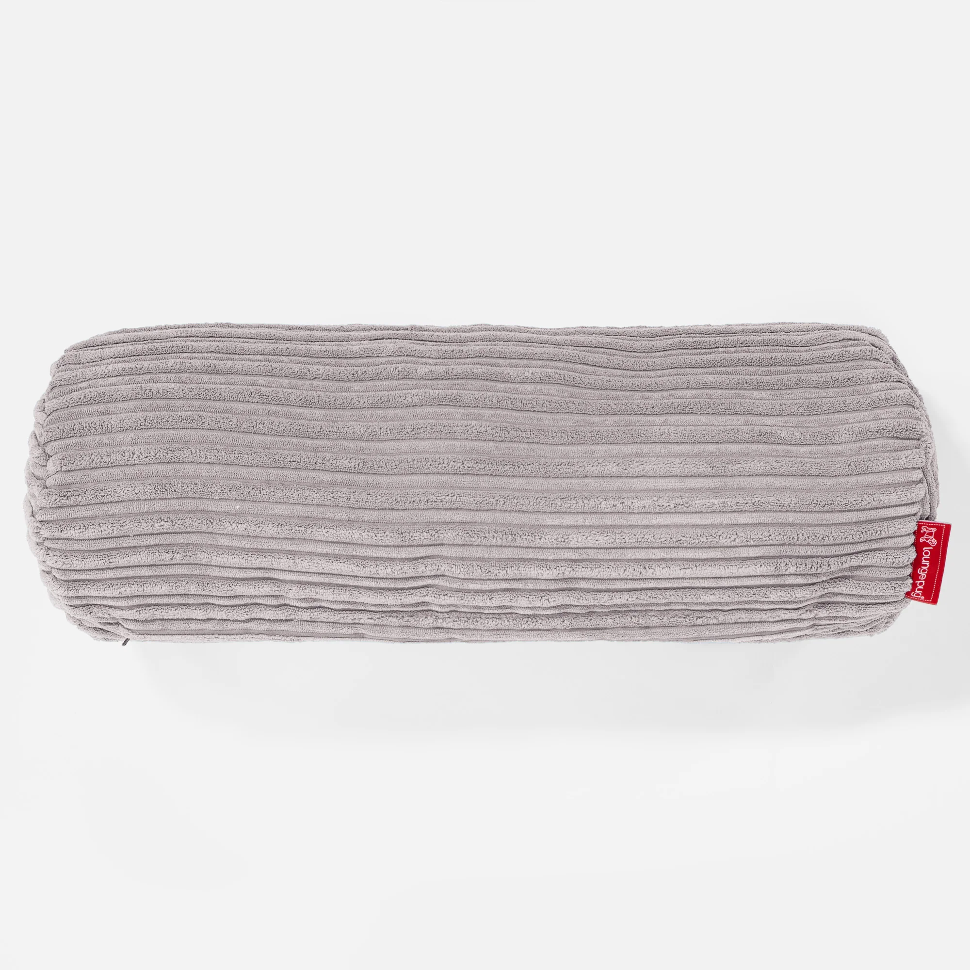 Nackenrolle Dekokissen / Sofa Kissenbezug 20 x 55cm - Cord Silbergrau - Image 2
