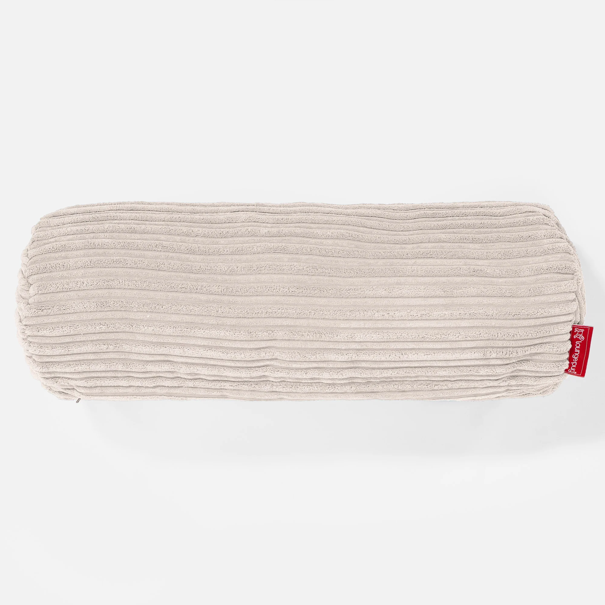 Nackenrolle Dekokissen / Sofa Kissenbezug 20 x 55cm - Cord Elfenbein - Image 2