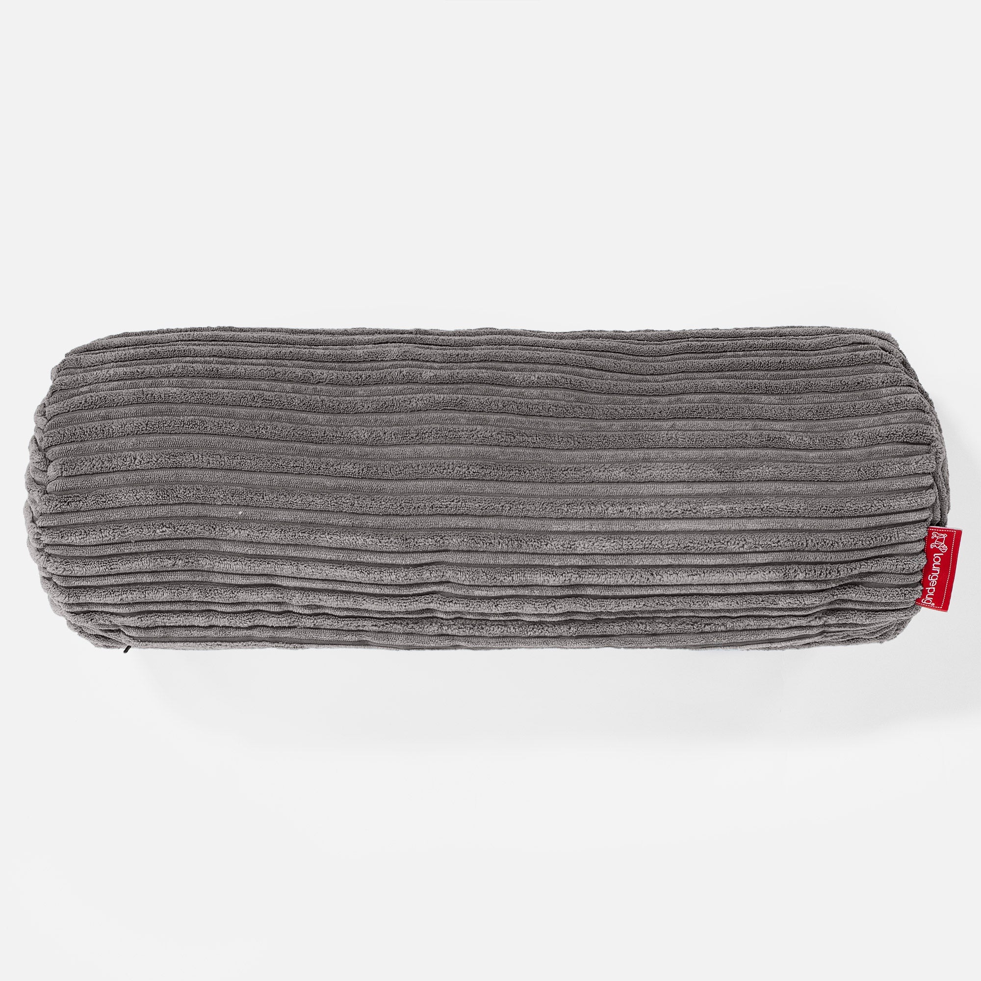 Nackenrolle Dekokissen / Sofa Kissenbezug 20 x 55cm - Cord Graphitgrau - Image 2