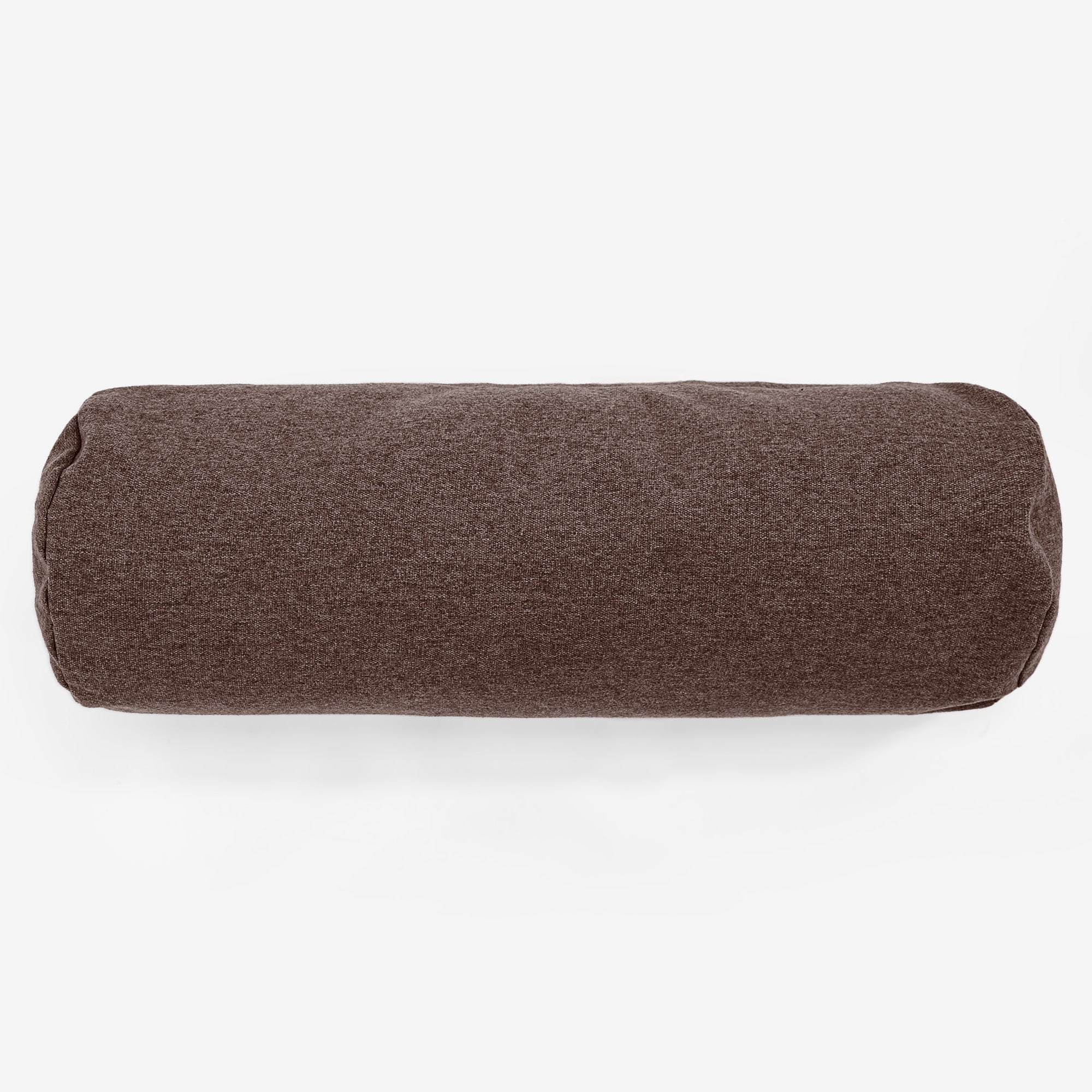 Nackenrolle Dekokissen / Sofa Kissenbezug 20 x 55cm - Interalli Wolle Braun - Image 2