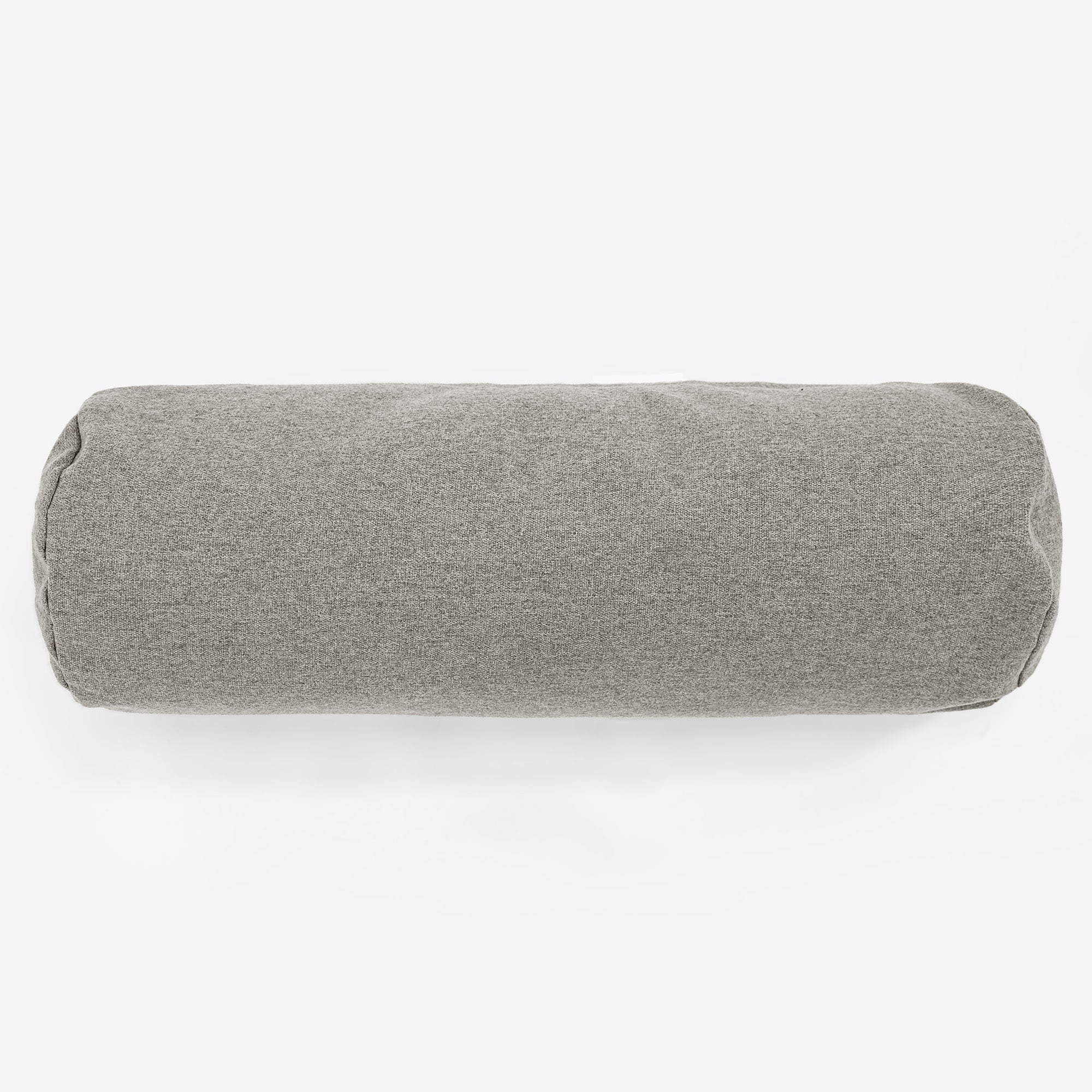 Nackenrolle Dekokissen / Sofa Kissenbezug 20 x 55cm - Interalli Wolle Silber - Image 2