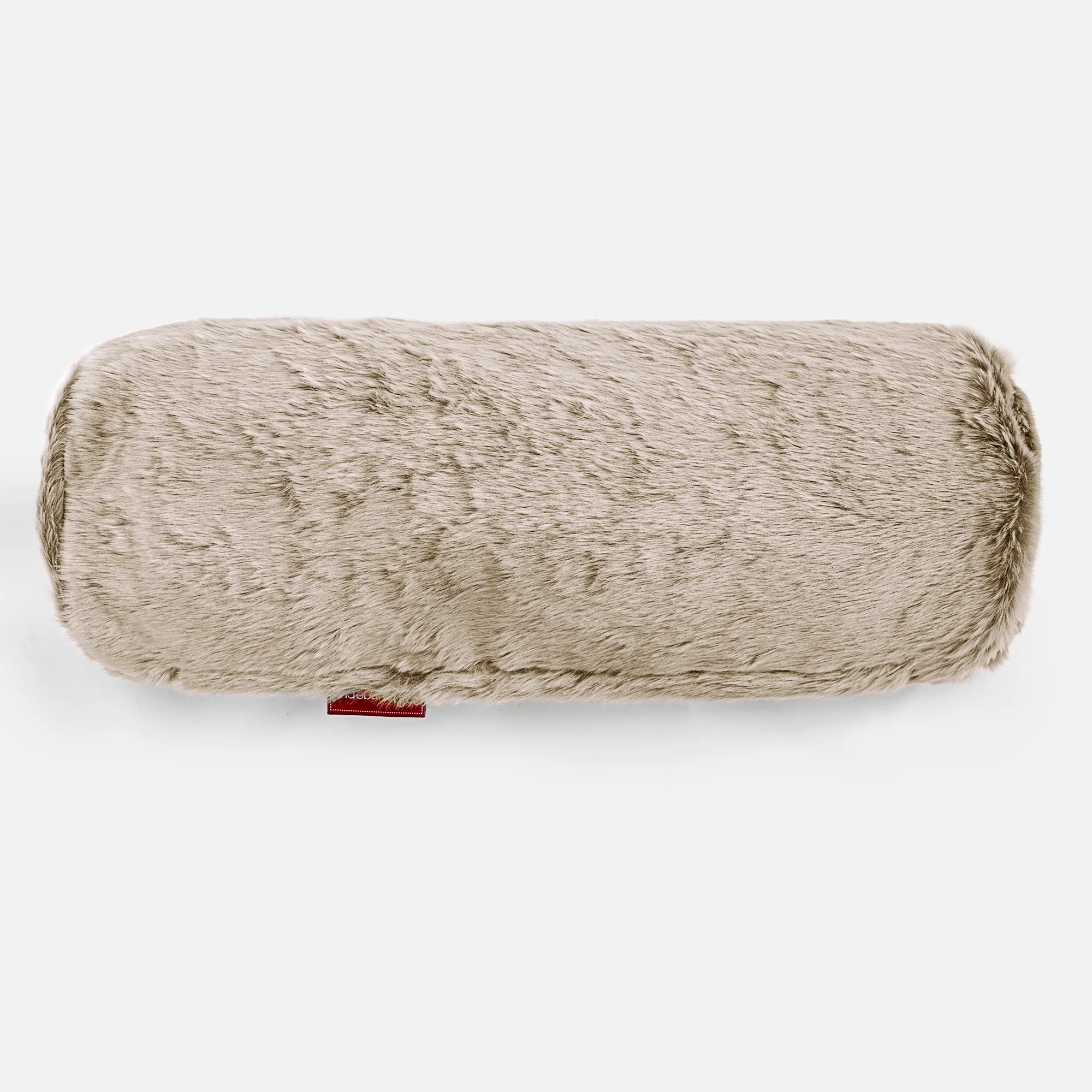 Nackenrolle Dekokissen / Sofa Kissenbezug 20 x 55cm - Kaninchen Kunstfell Goldbraun - Image 2
