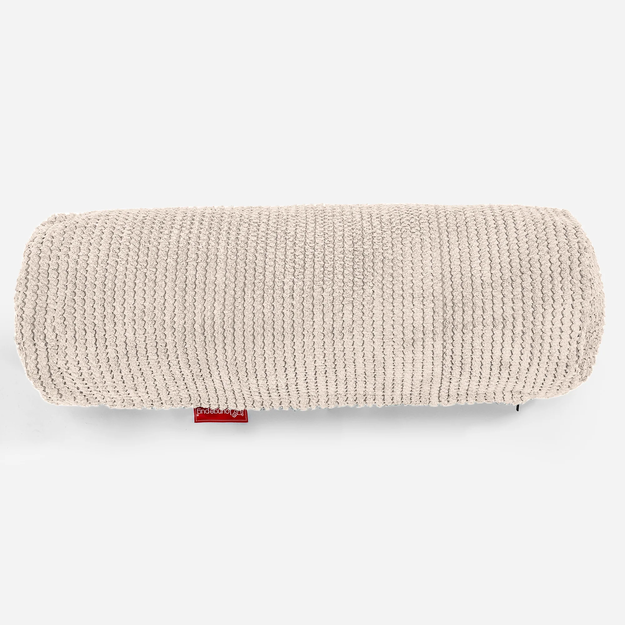 Nackenrolle Dekokissen / Sofa Kissenbezug 20 x 55cm - Pom-Pom Creme - Image 2
