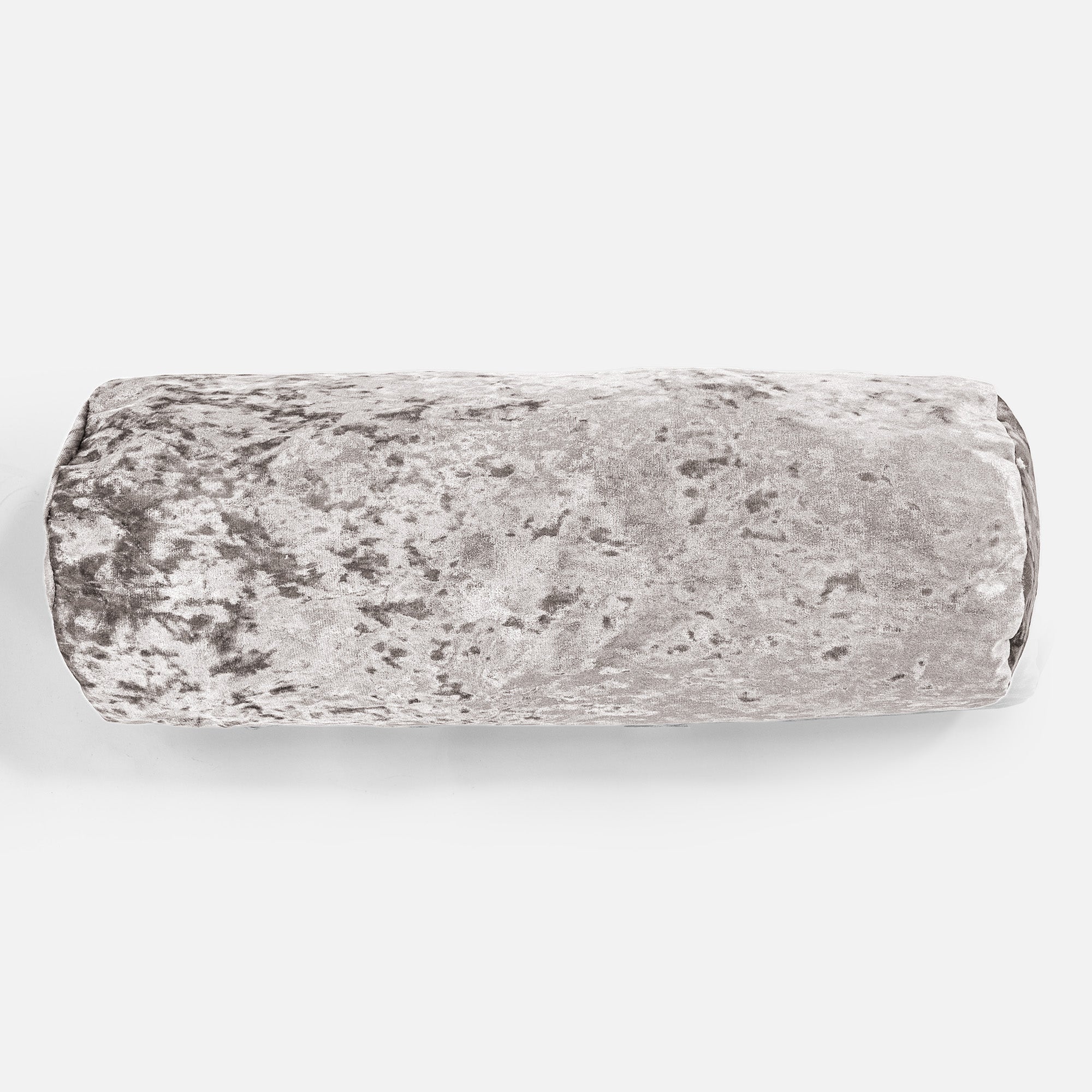 Nackenrolle Dekokissen / Sofa Kissenbezug 20 x 55cm - Retro-Samt Silber - Image 2