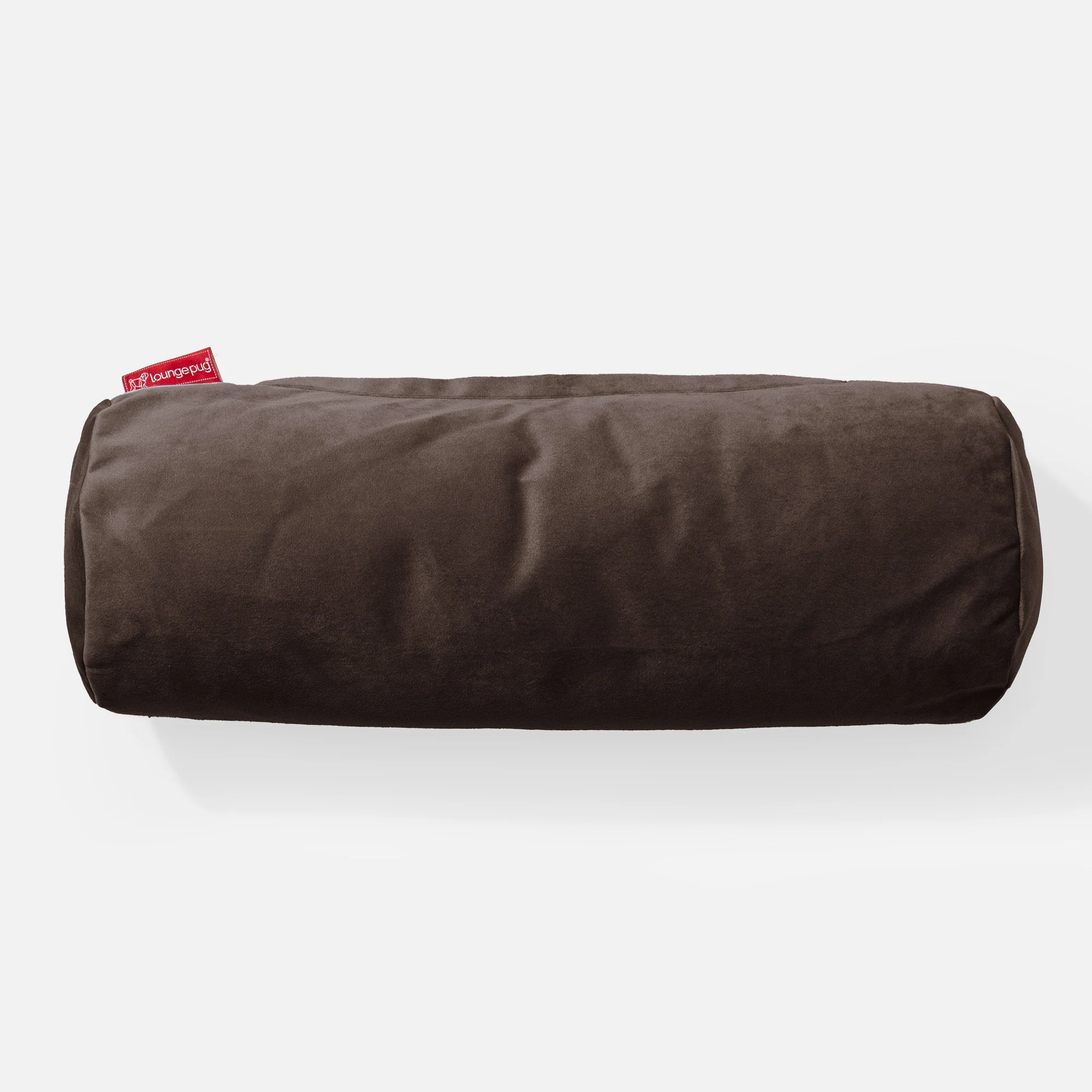 Nackenrolle Dekokissen / Sofa Kissenbezug 20 x 55cm - Samt Espresso - Image 2