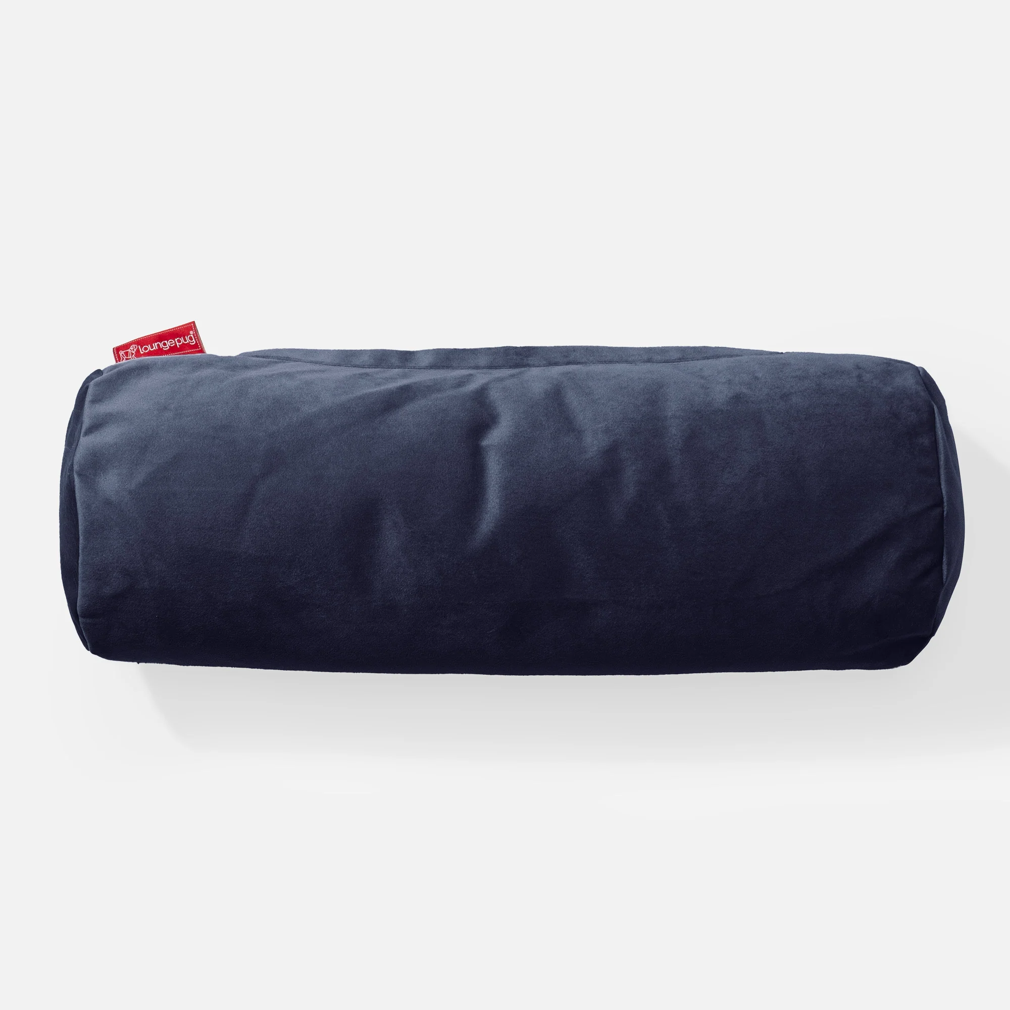 Nackenrolle Dekokissen / Sofa Kissenbezug 20 x 55cm - Samt Marineblau - Image 2