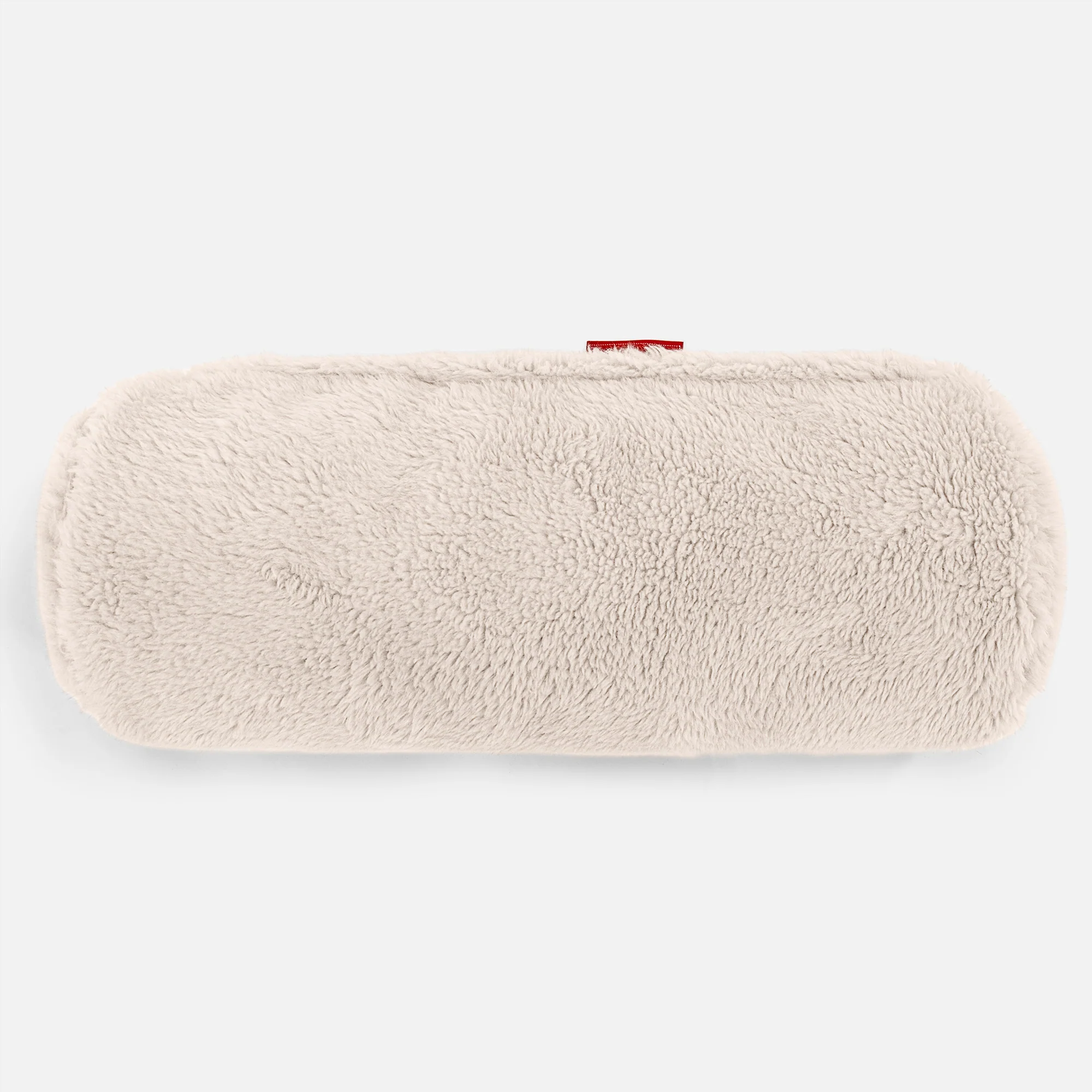 Nackenrolle Dekokissen / Sofa Kissenbezug 20 x 55cm - Teddy Kunstfell Creme - Image 2