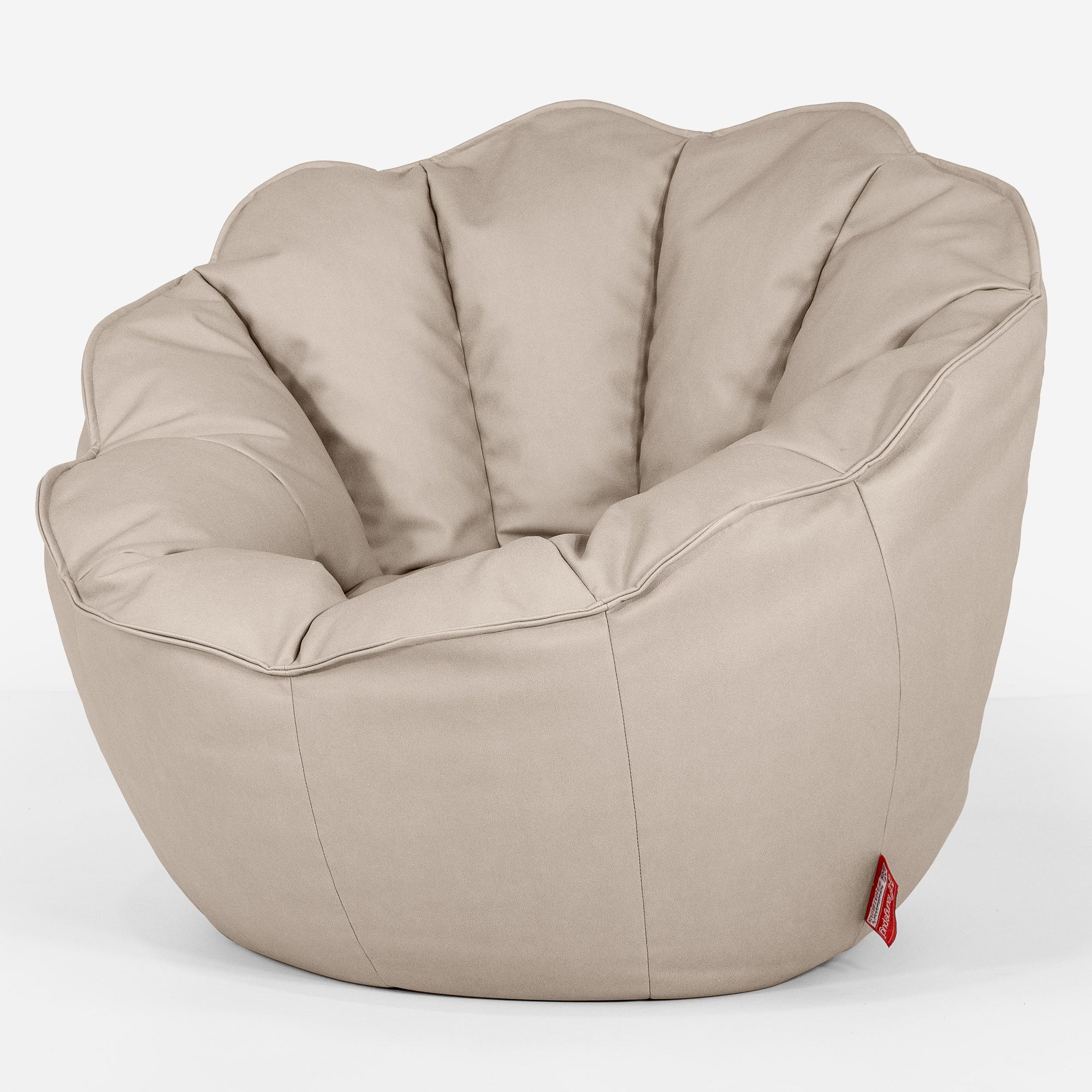 Natalia Sacco Sitzsack Stuhl - Veganes Leder Elfenbein - Image 2