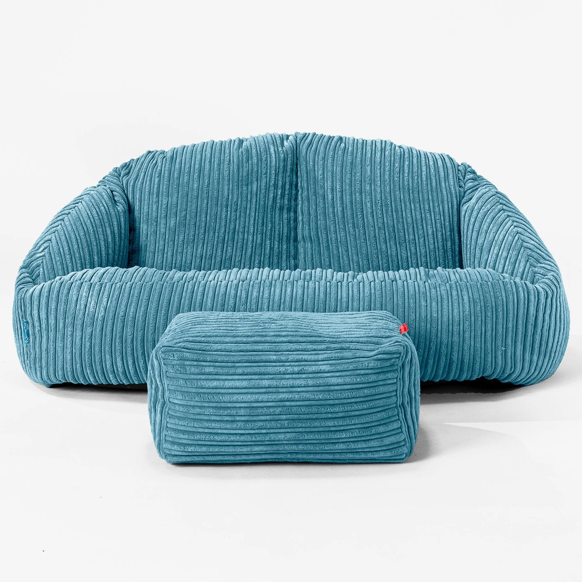 Kindersofa Bubble 2-6 jahren - Cord Türkis - Image 2