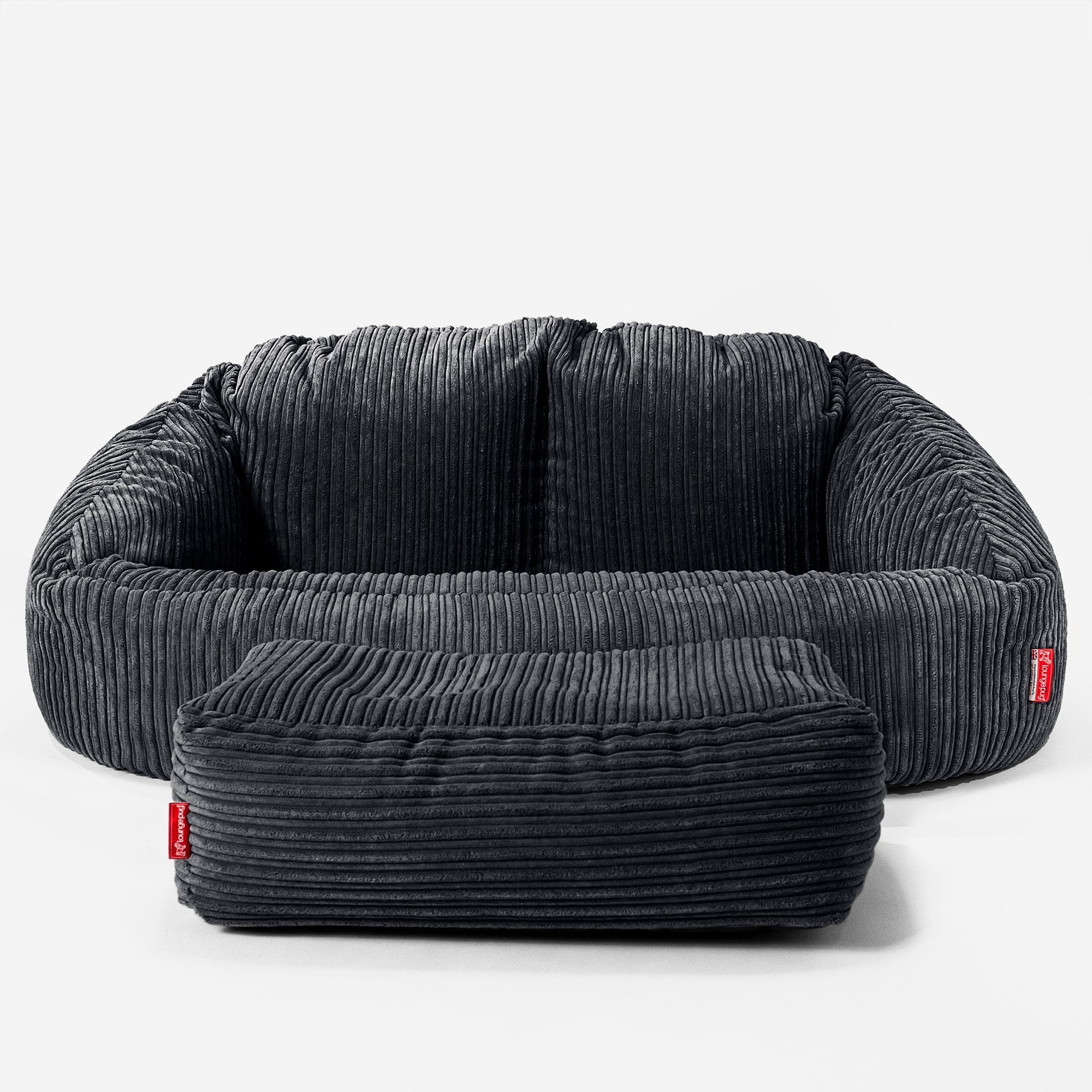 Bubble Sitzsack Sofa - Cord Schwarz - Image 2
