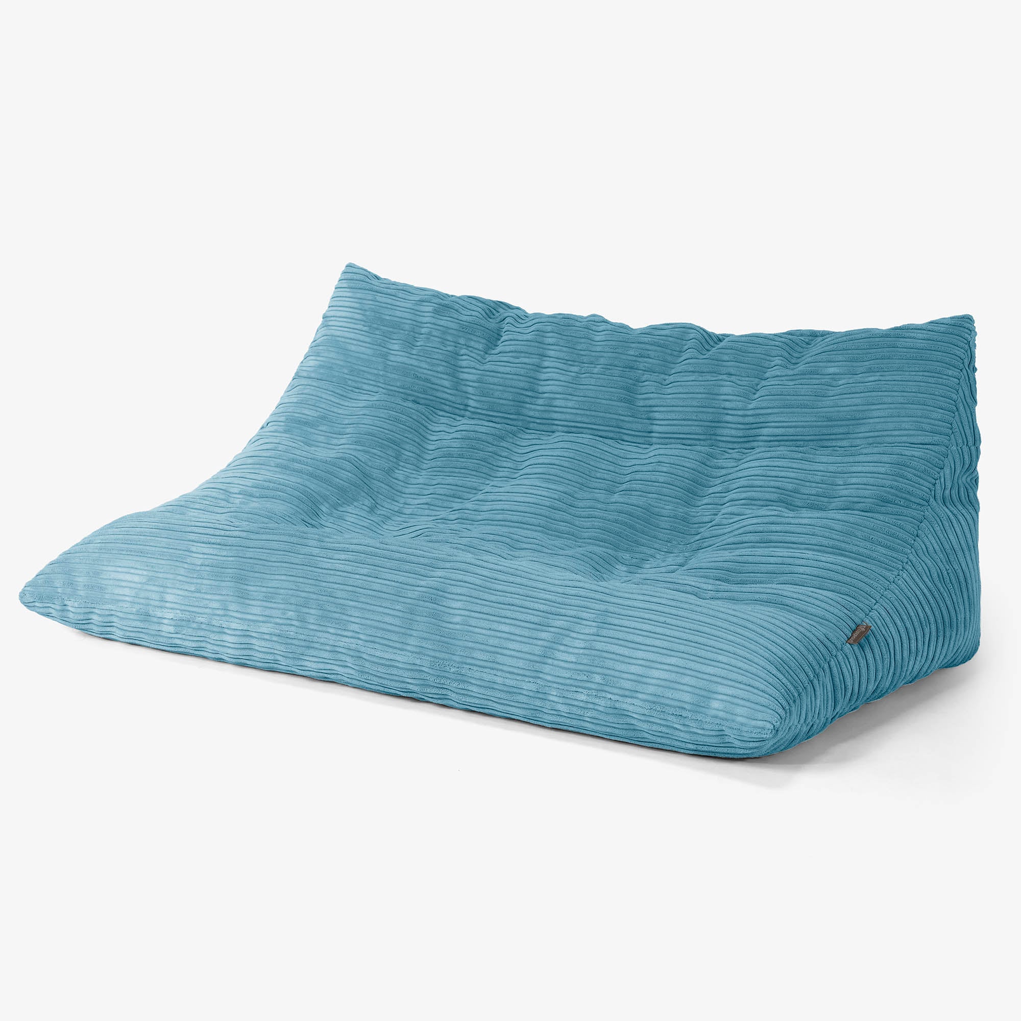Noah Sitzsack-Bodensofa - Cord Türkis - Image 2