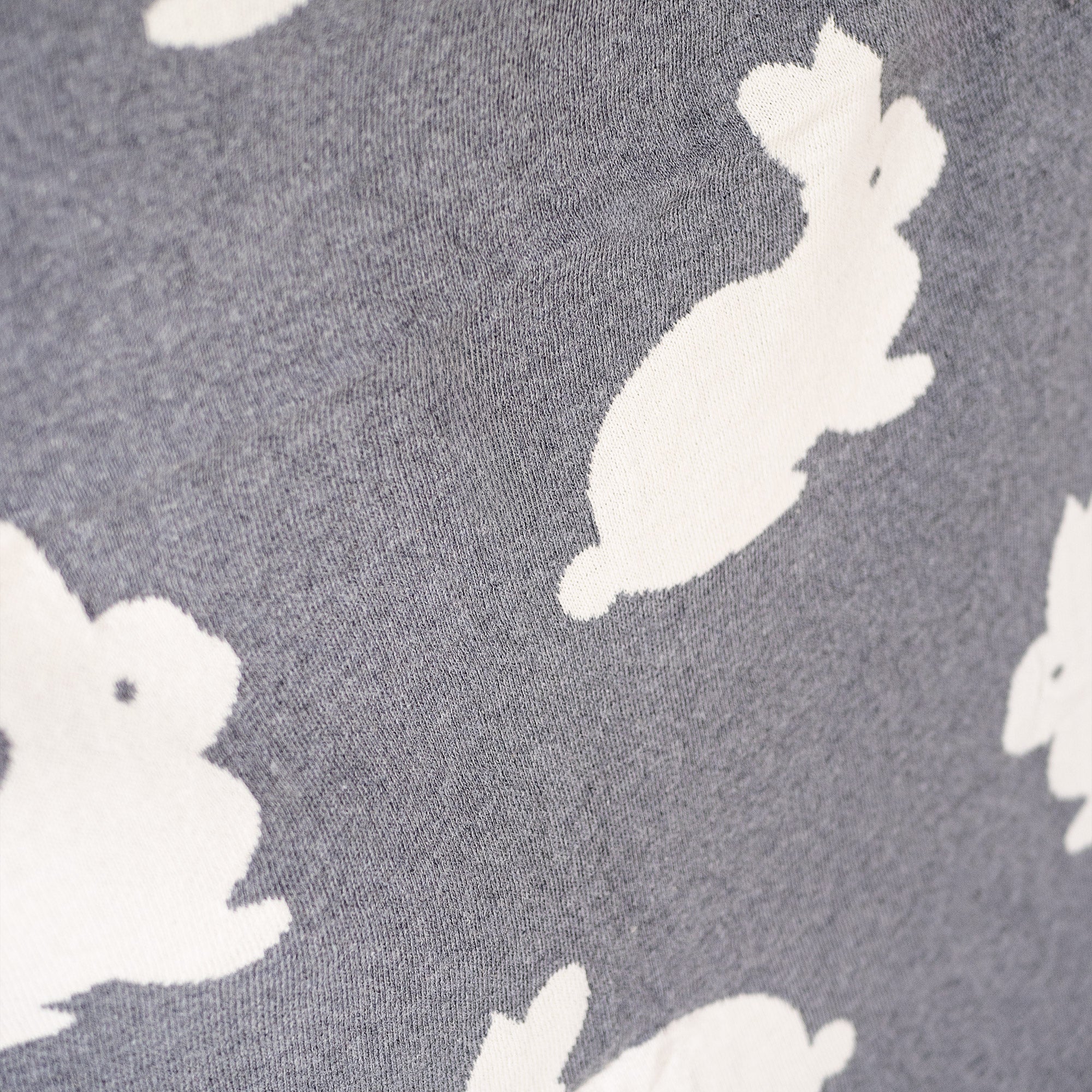 Kuscheldecke / Tagesdecke - Gestrickte Rabbit - Image 3