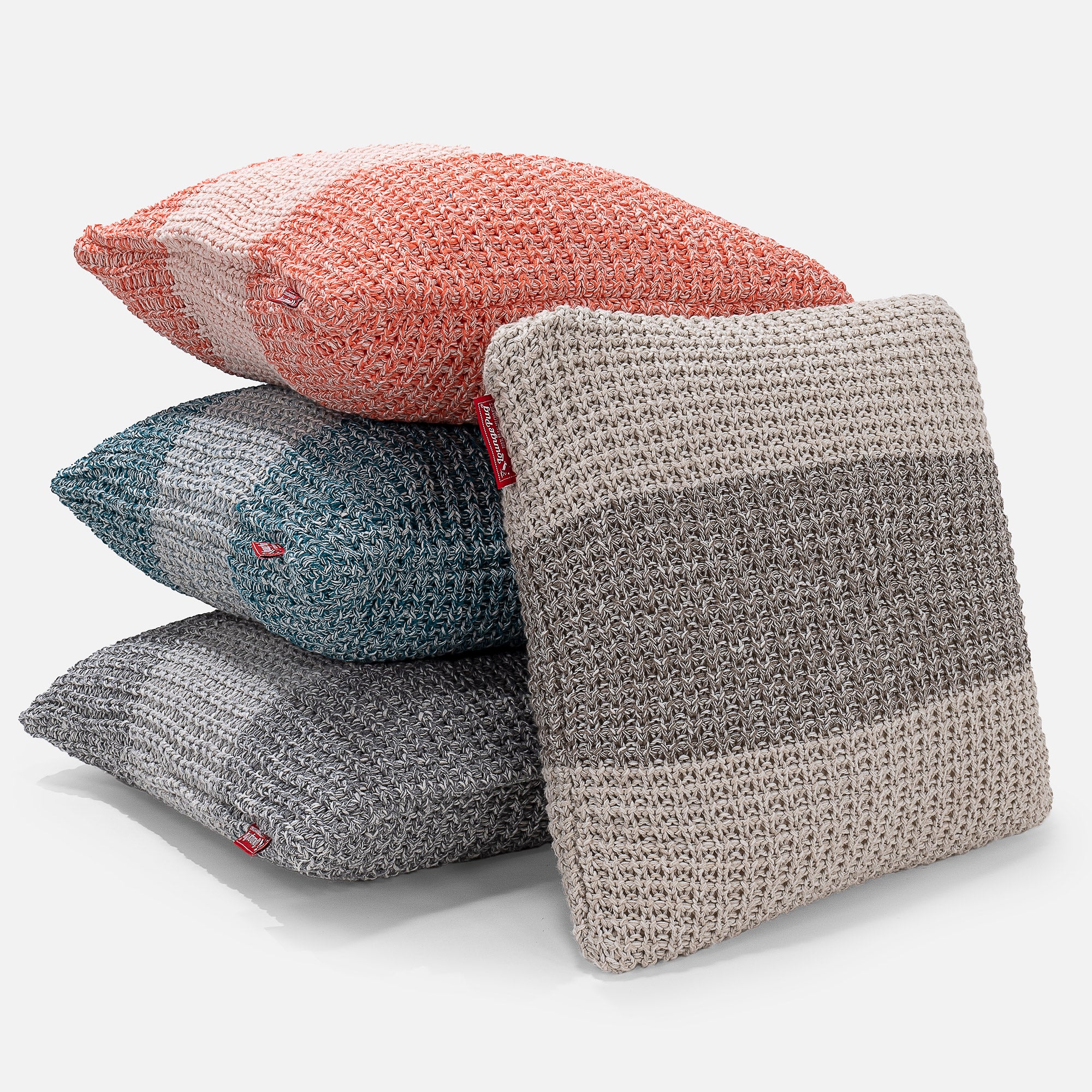 Dekokissen / Sofa Kissenbezug 47 x 47cm - Gestrickte Chester Pink - Image 3