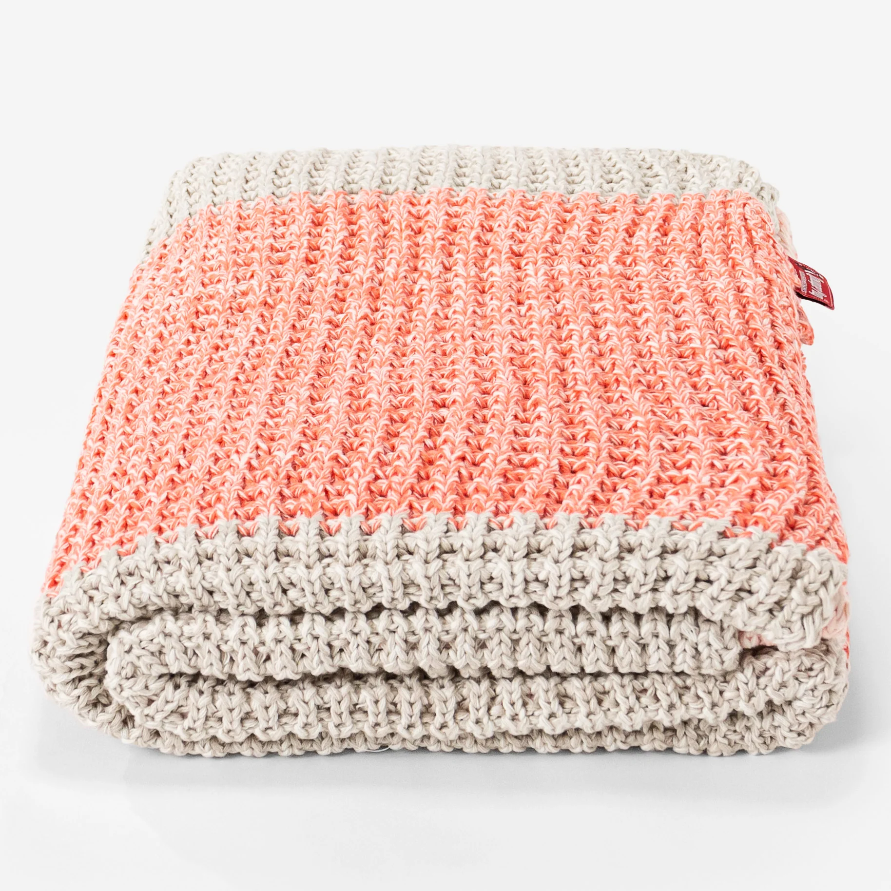 Kuscheldecke / Tagesdecke - Gestrickte Chester Pink - Image 3