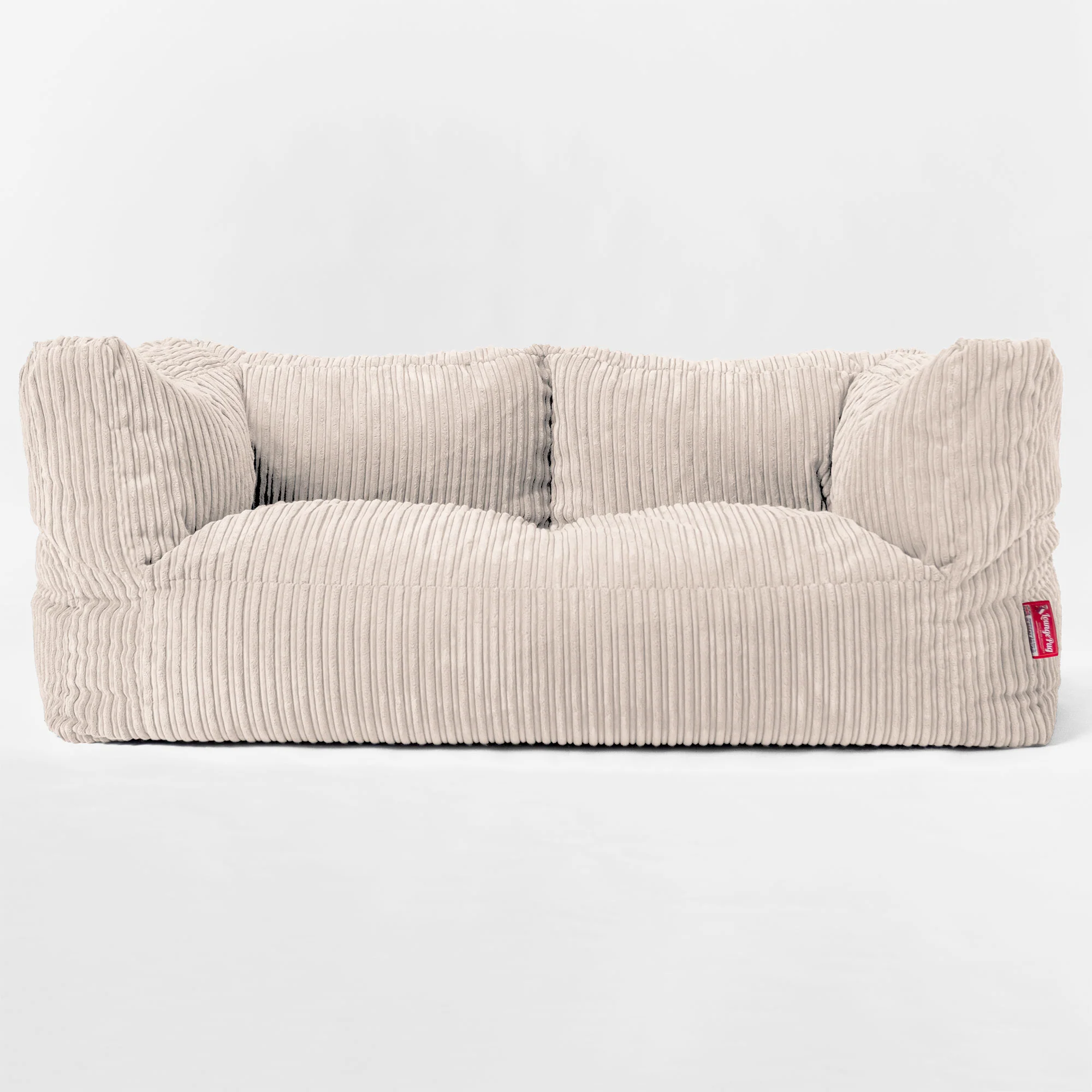 Riesen Albert Kinder Sitzsack Sofa 3-14 Jahre - Cord Elfenbein - Image 3