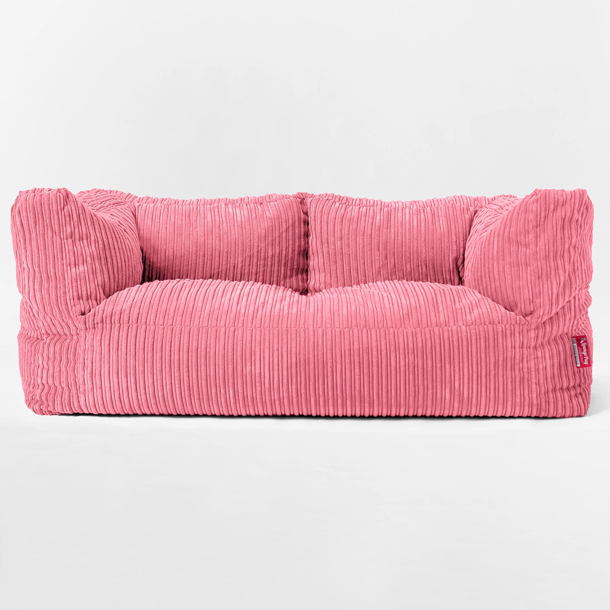 Riesen Albert Kinder Sitzsack Sofa 3-14 Jahre - Cord Koralle - Image 3