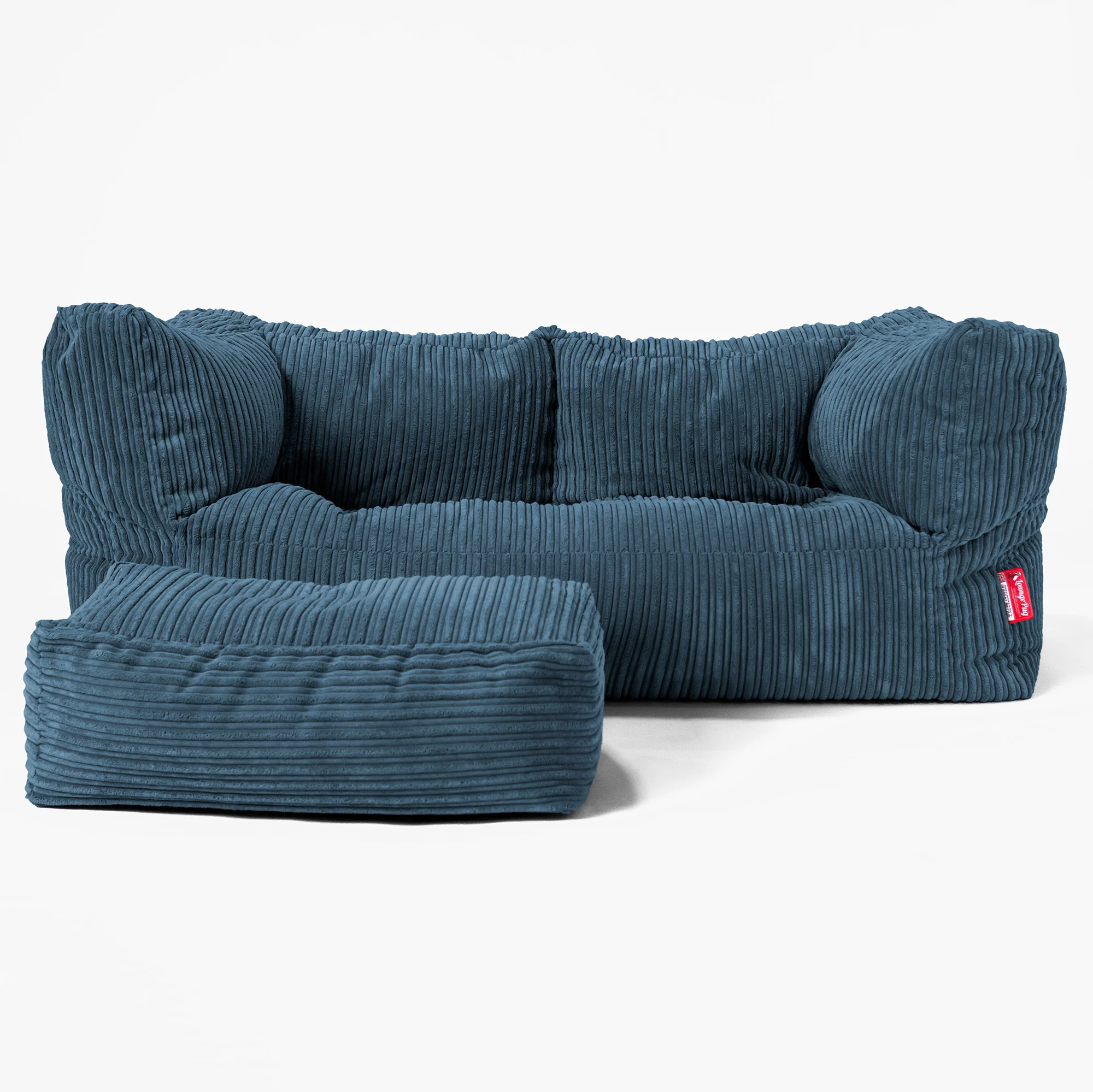 Riesen Albert Kinder Sitzsack Sofa 3-14 Jahre - Cord Marineblau - Image 3
