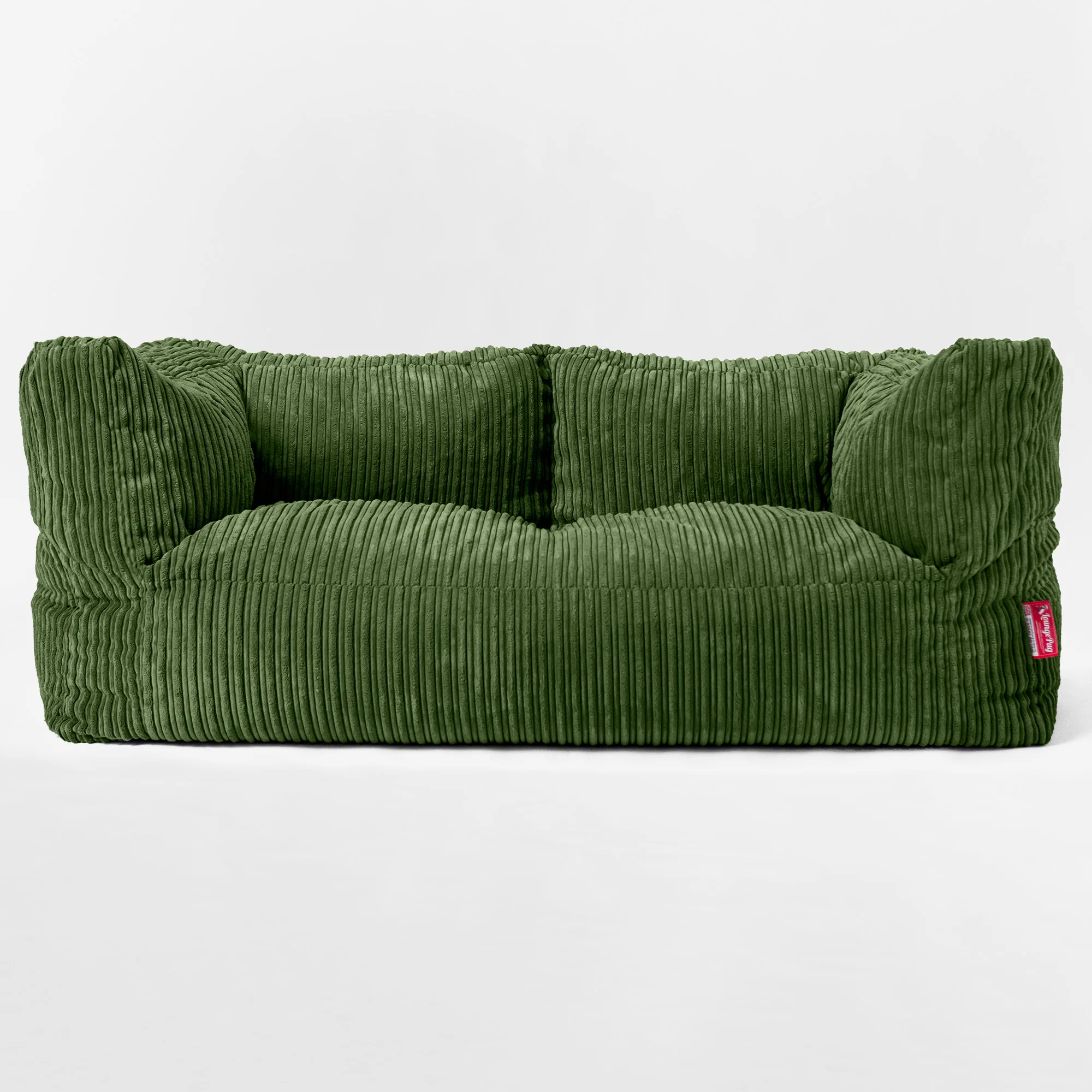 Riesen Albert Kinder Sitzsack Sofa 3-14 Jahre - Cord Nadelwaldgrün - Image 3