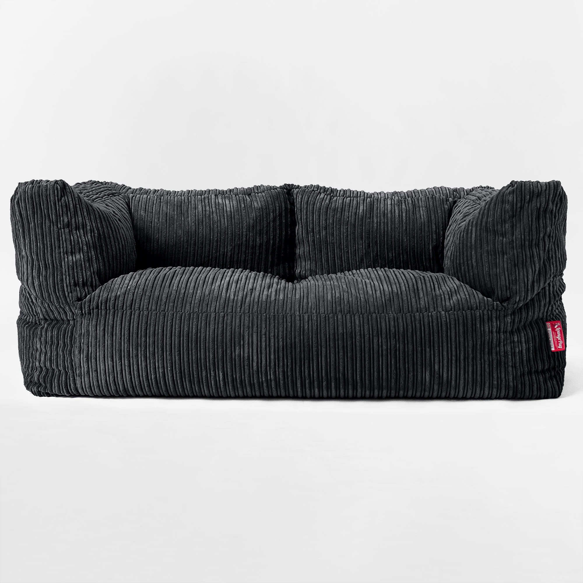 Riesen Albert Kinder Sitzsack Sofa 3-14 Jahre - Cord Schwarz - Image 3