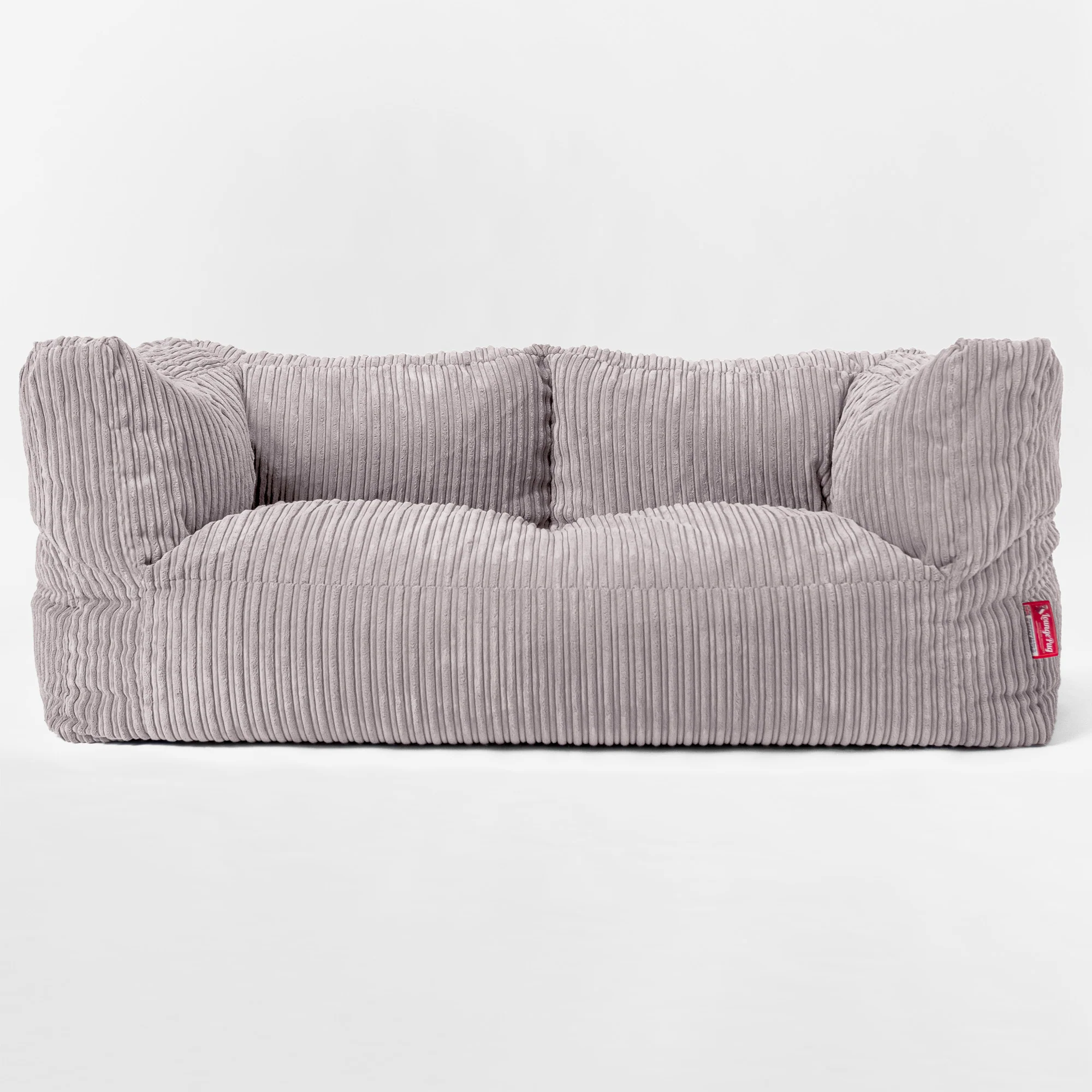 Riesen Albert Kinder Sitzsack Sofa 3-14 Jahre - Cord Silbergrau - Image 3