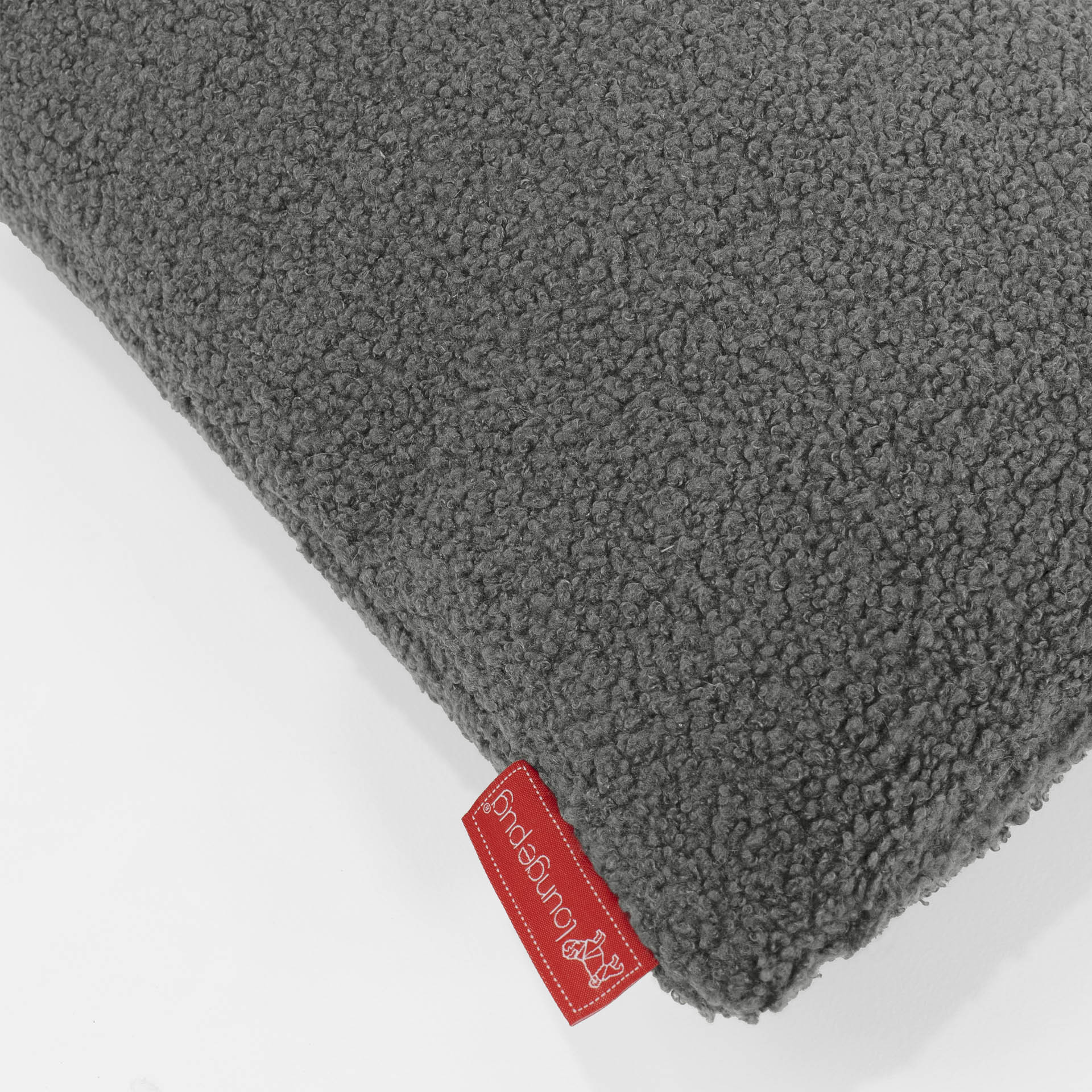 Riesen Dekokissen / Sofa Kissenbezug 40 x 70cm - Bouclé Grau - Image 2
