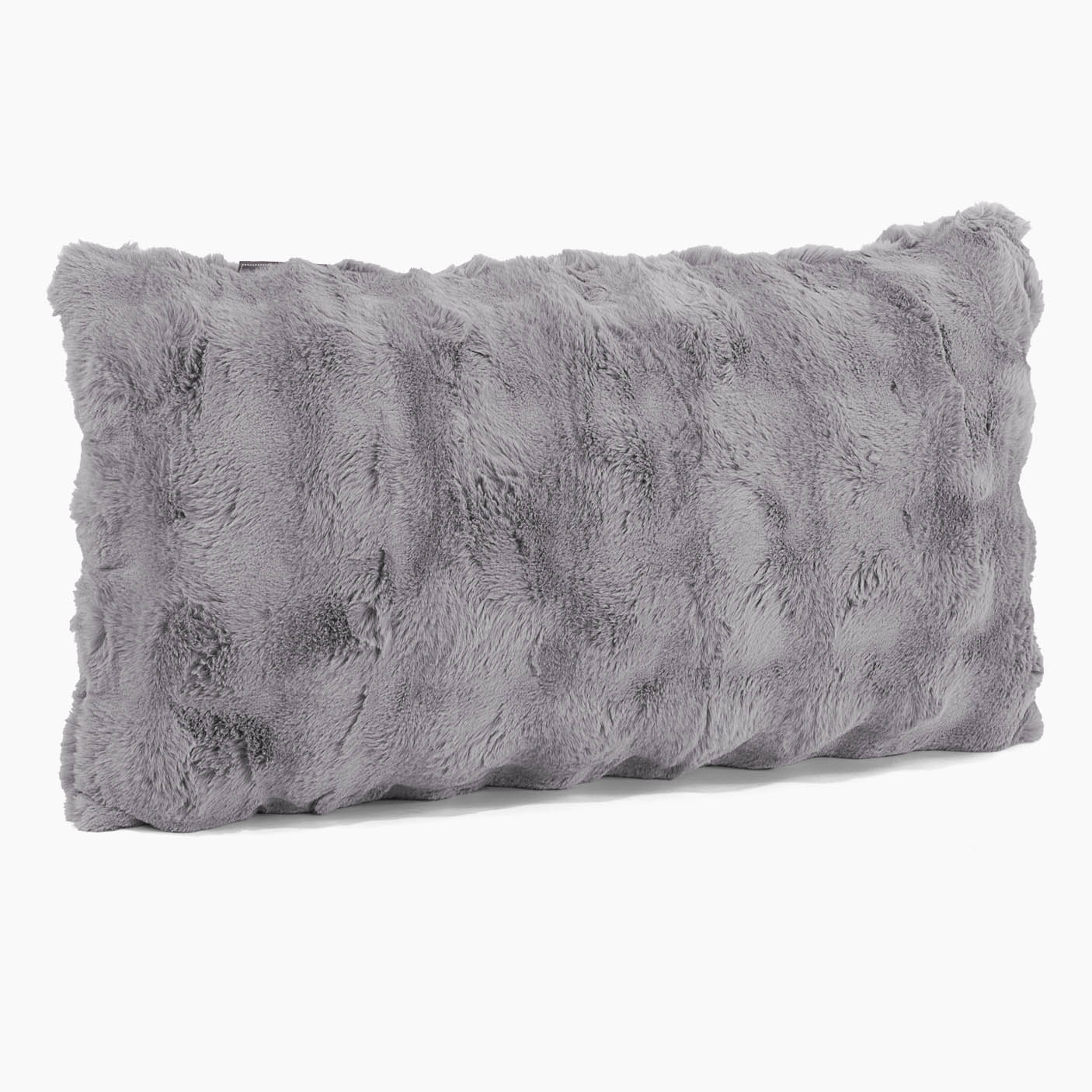 Riesen Dekokissen / Sofa Kissenbezug 40 x 70cm - Bubble Pelz Grau - Image 2