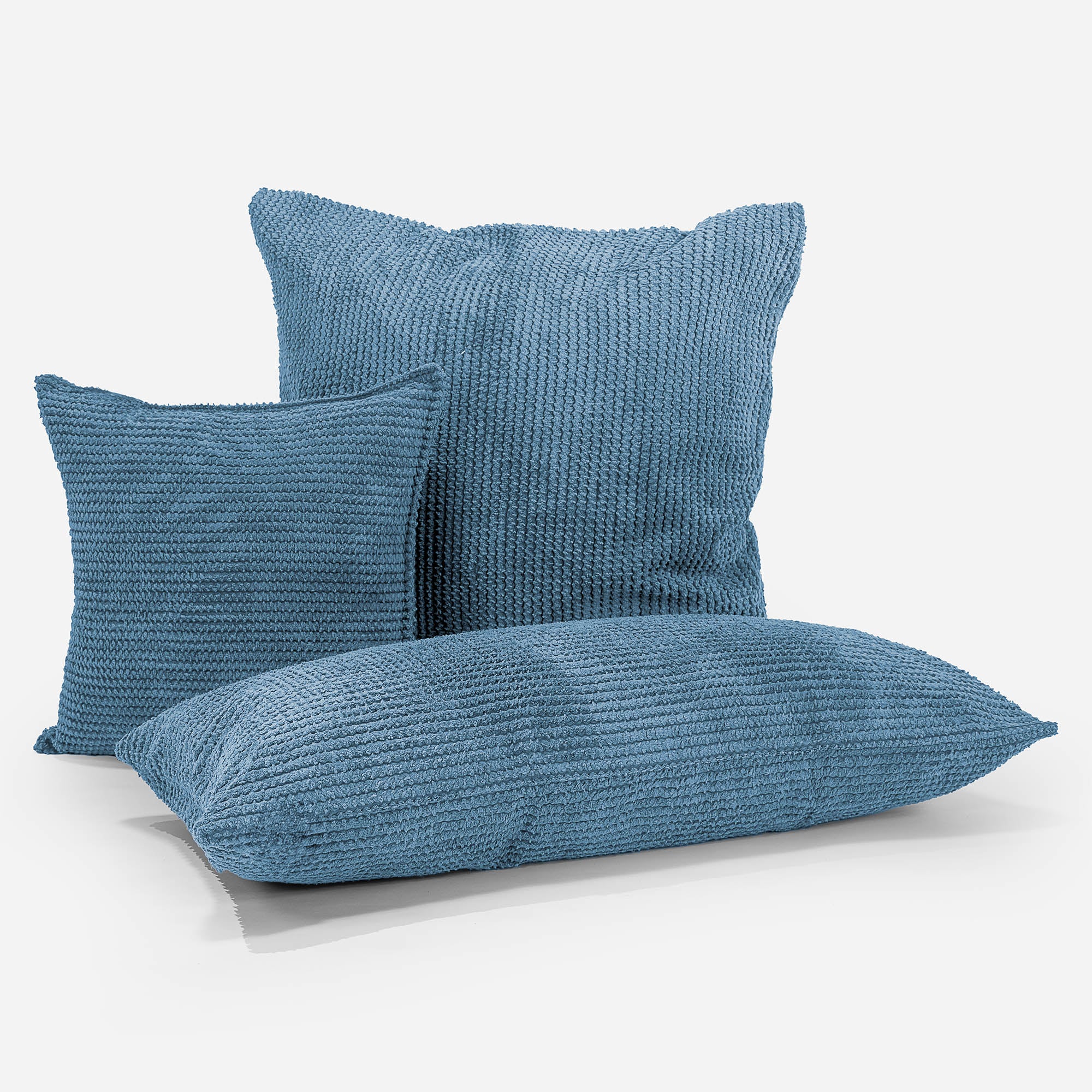 Riesen Dekokissen / Sofa Kissenbezug 40 x 70cm - Pom-Pom Himmelblau - Image 3