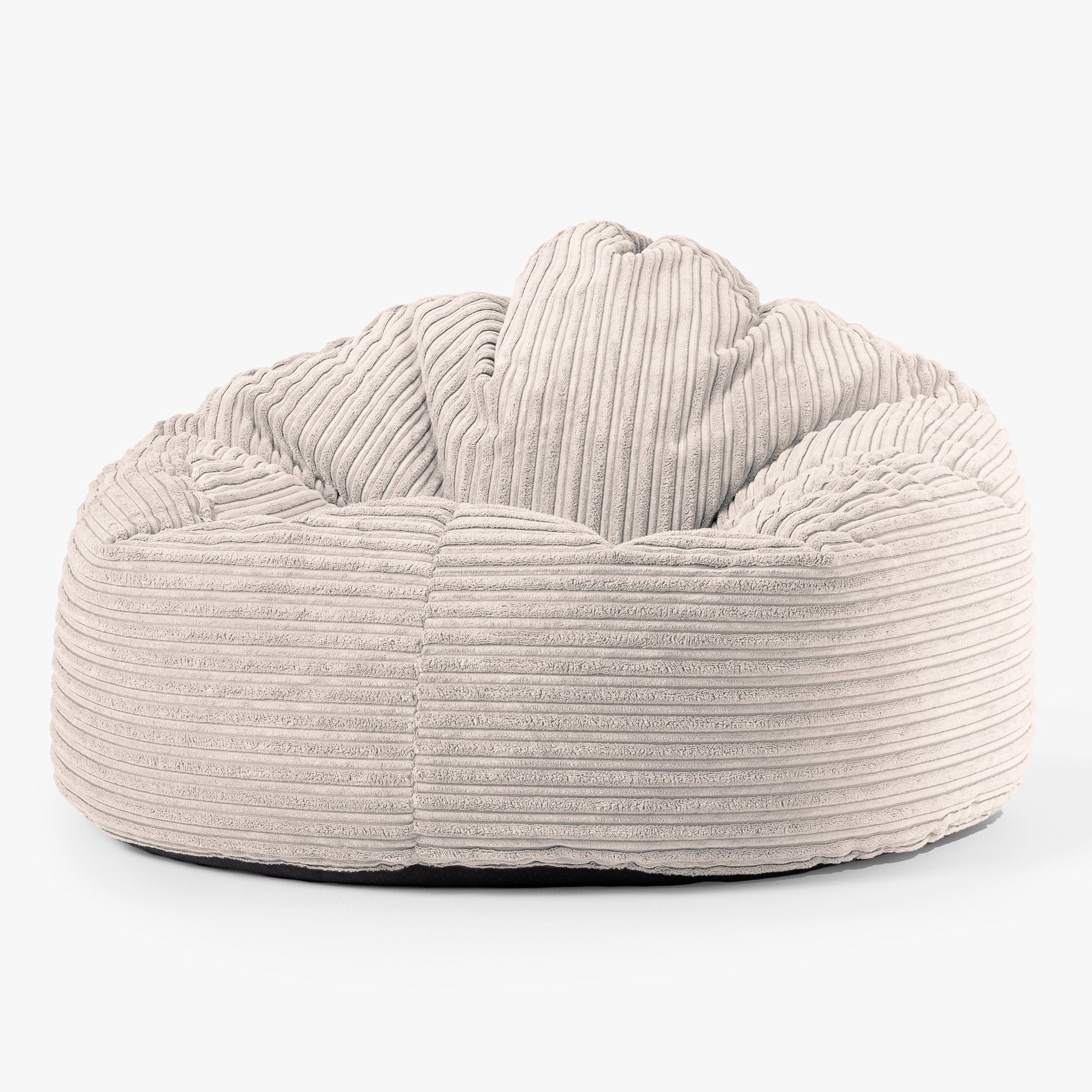 Riesen Kuschel Sitzsack für Kinder 3-8 Jahre - Cord Elfenbein - Image 2